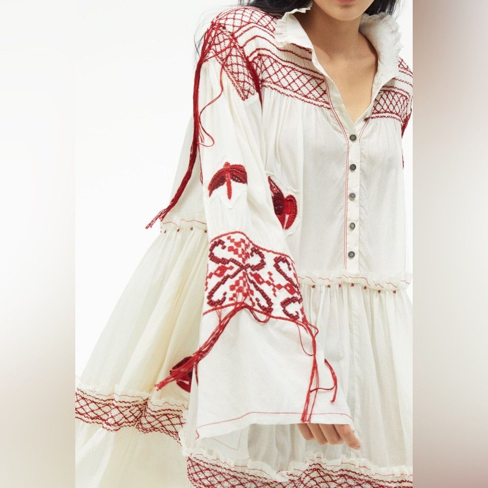 Zara Zara Atelier Embroidered Dress Limited Edition Size XS-S - Size XS / US 0-2 / IT 36-38 - 5 Thumbnail