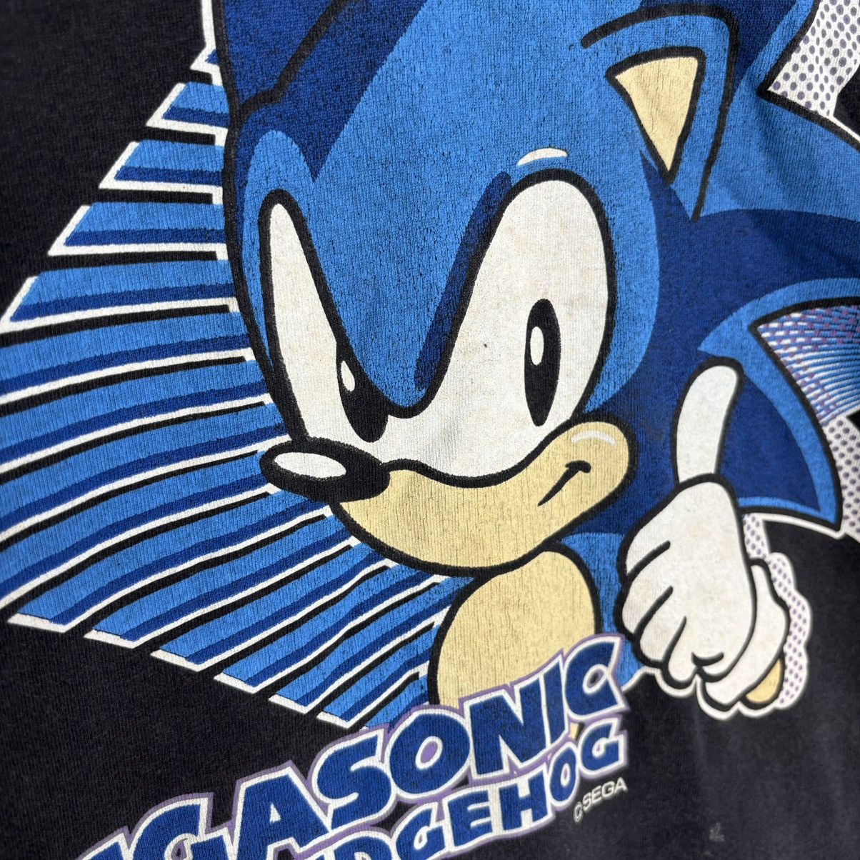 Vintage Vintage 90s Sonic The Hedgehog Made In Japan T-shirt Size US L / EU 52-54 / 3 - 7 Thumbnail