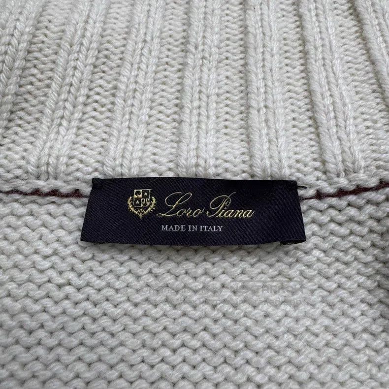 Loro Piana Loro Piana Christmas Series Cashmere Knit Sweater Size US L / EU 52-54 / 3 - 3 Thumbnail