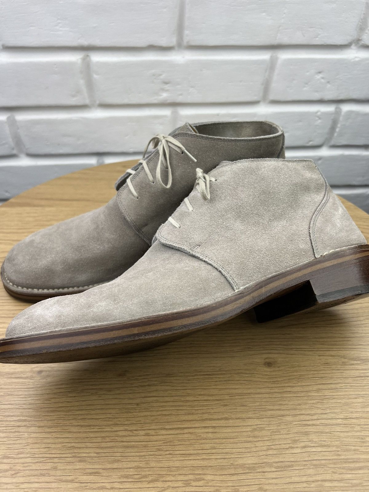 Jil Sander JIL SANDER Boots Suede Desert Shoes Lace Up Gray Men’s Size US 11 / EU 44 - 5 Thumbnail