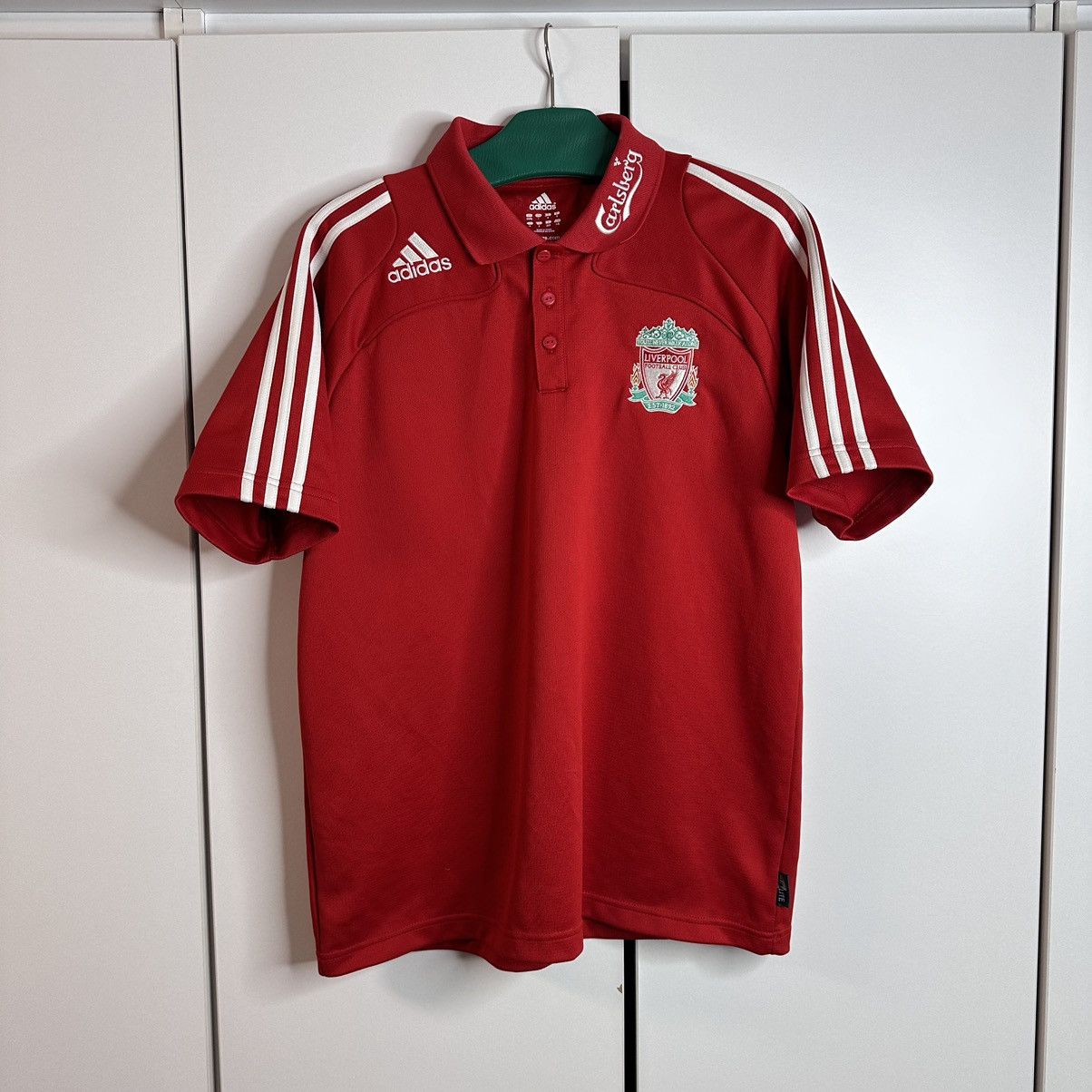 Adidas Liverpool 2008 2009 Adidas Polo Shirt Jersey Size US L / EU 52-54 / 3 - 1 Thumbnail