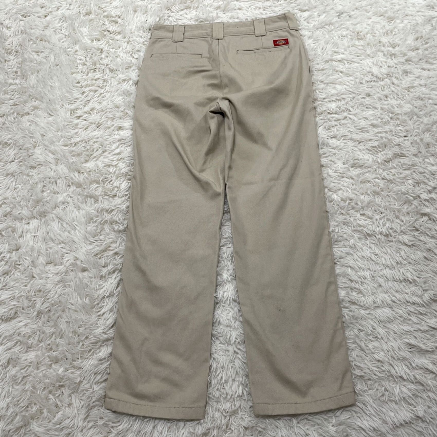 Dickies DICKIES Pants Women 5/27 Work Crop Roll Hem Khaki Logo Heritage Pants 5/27 30x28 Size 27" / US 4 / IT 40 - 2 Thumbnail