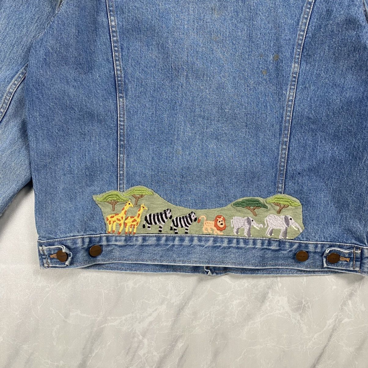 Wrangler Vintage Wrangler Japan African Soil Denim Jacket Size US S / EU 44-46 / 1 - 9 Thumbnail