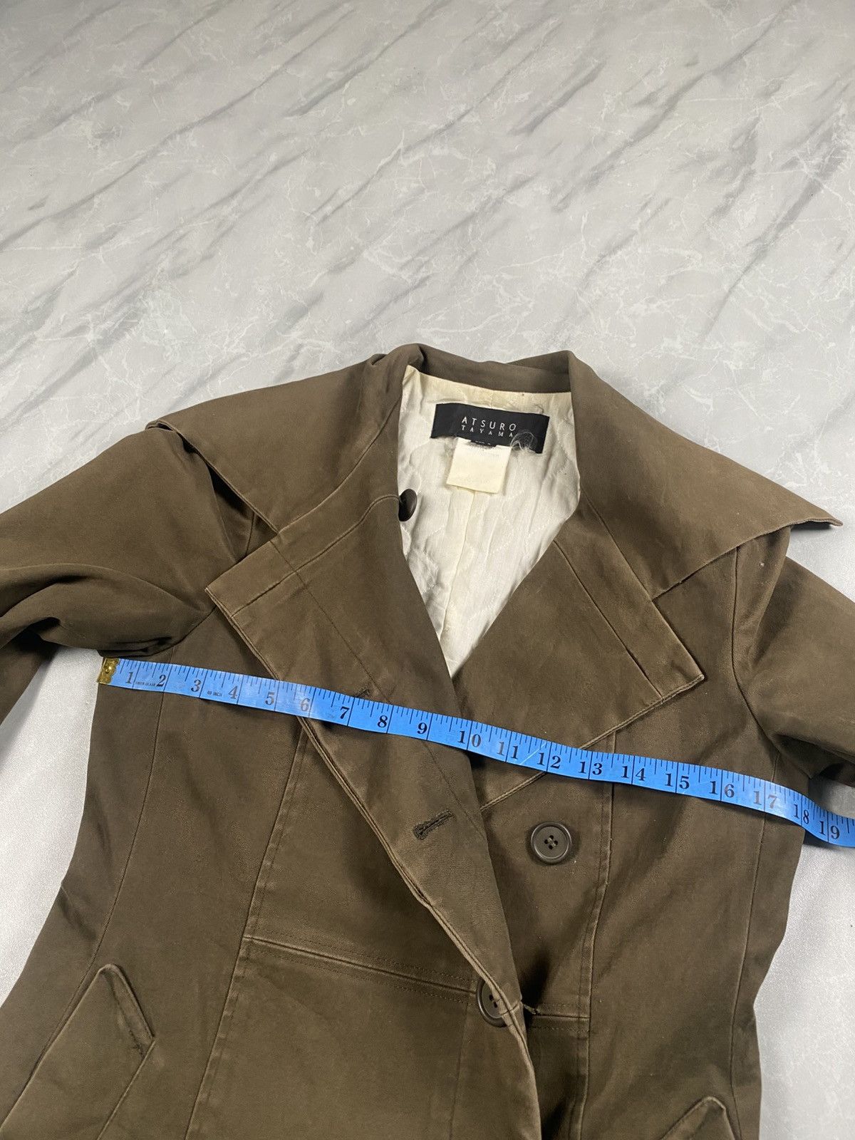 ATSURO TAYAMA Vintage 90s Atsuro Tayama Double Breasted Blazer Jacket Size M / US 6-8 / IT 42-44 - 7 Thumbnail