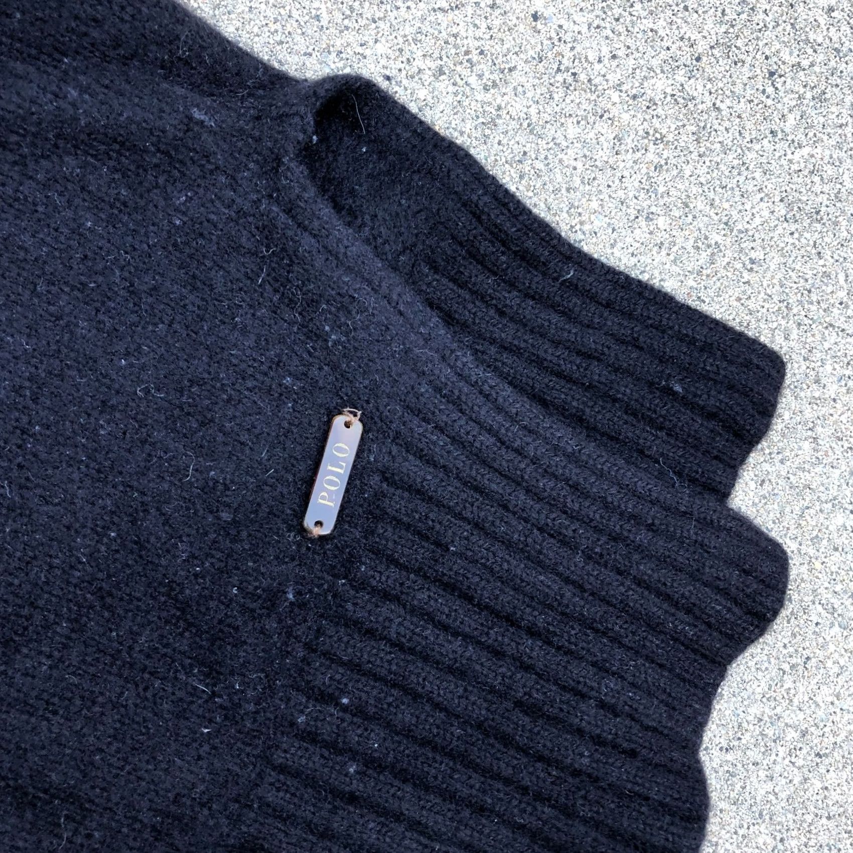 Polo Ralph Lauren Polo Ralph Lauren Sweater Shirt Womens MED Cashmere Wool Blend Turtleneck Black Pullover Casual Fashion Winter Fall Size M / US 6-8 / IT 42-44 - 5 Thumbnail