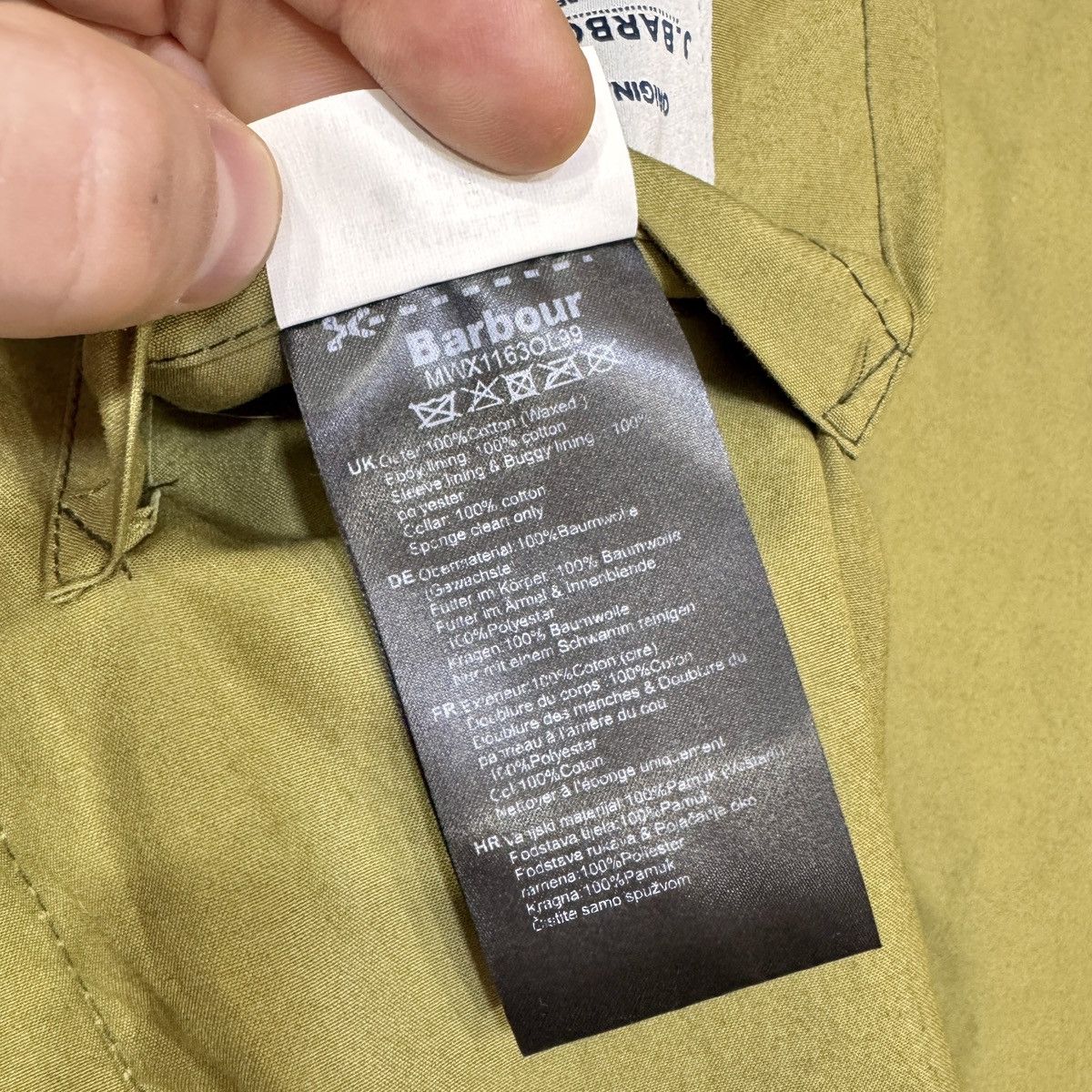 Barbour Barbour Orkney Mens Waxed Jacket L size Size US L / EU 52-54 / 3 - 14 Thumbnail