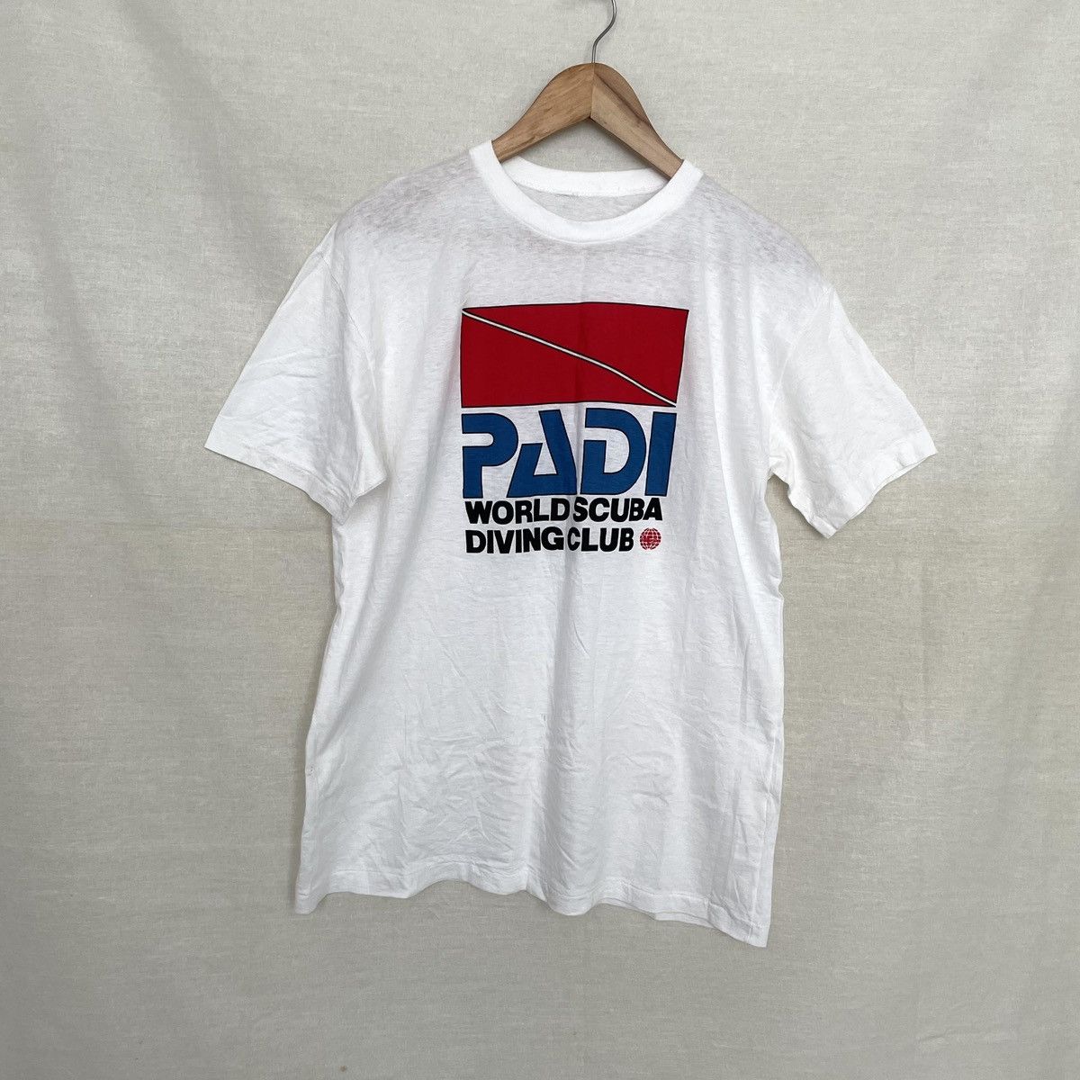 Seiko Vintage Padi World Scuba Diving Club Promo Tshirt Size US M / EU 48-50 / 2 - 1 Thumbnail