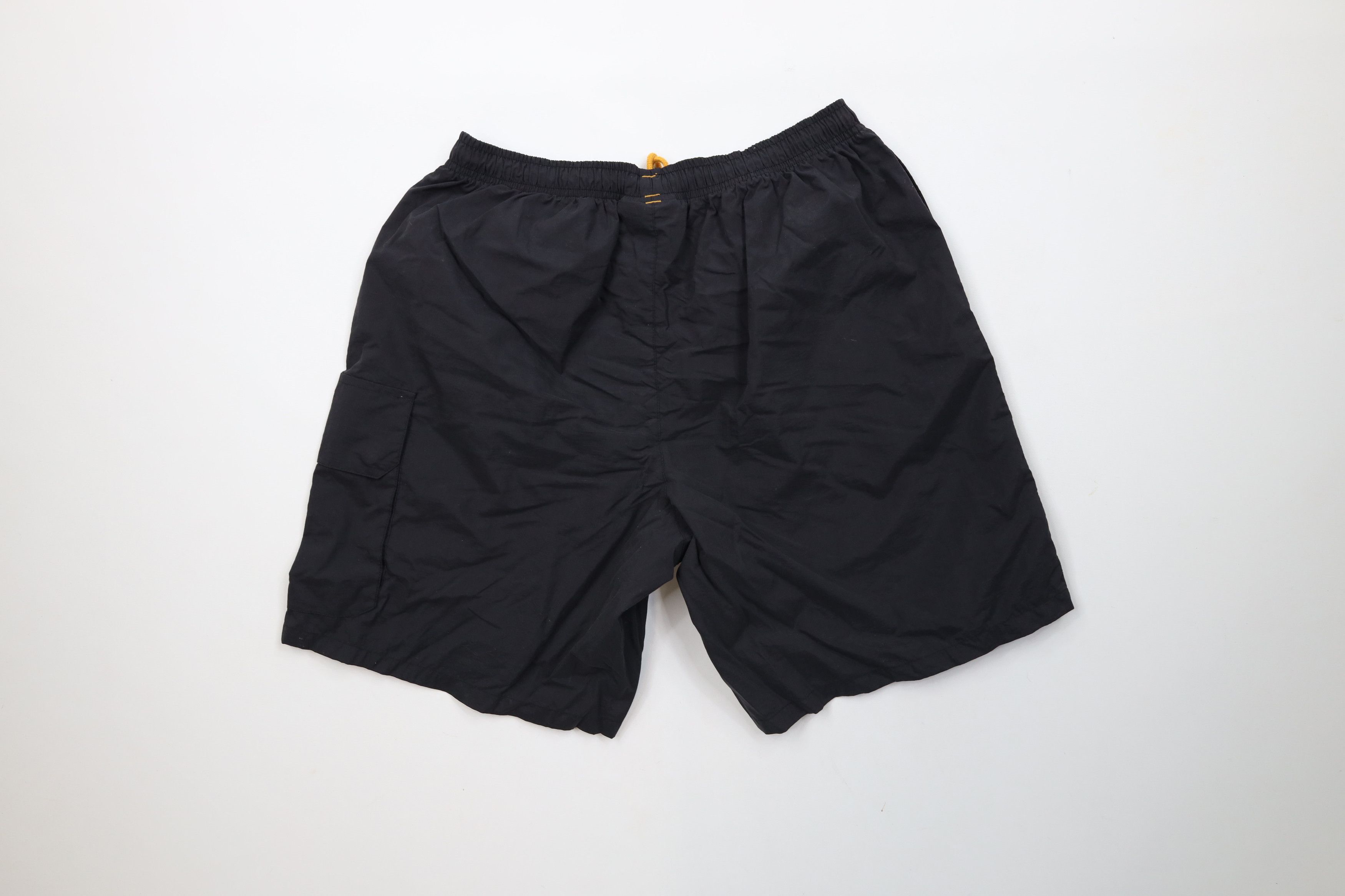 Nautica × Vintage Vintage 90s Nautica Sport Tech Spell Above Knee Shorts Black Size US 32 / EU 48 - 10 Thumbnail