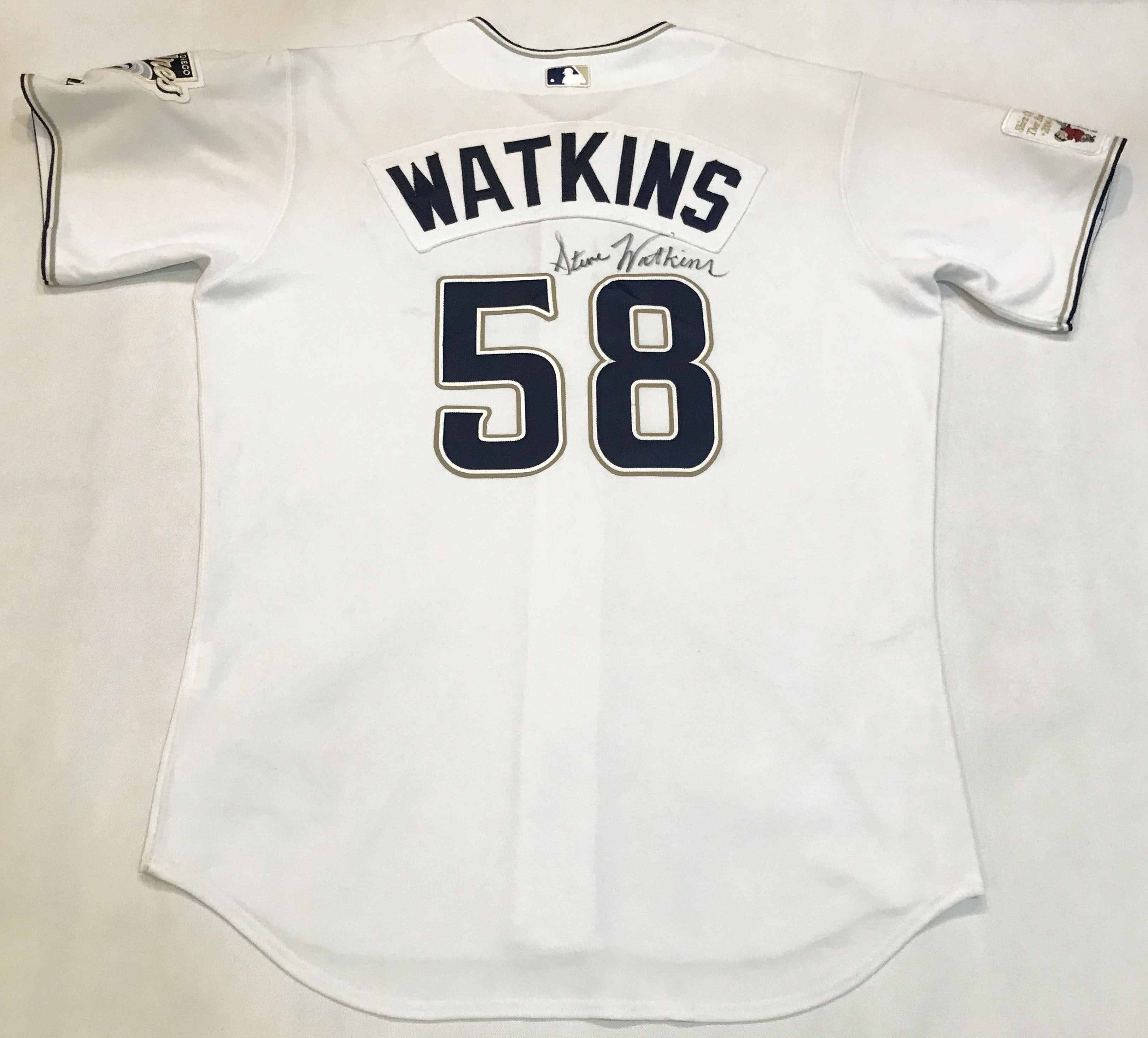 Majestic Majestic MLB 2004 San Diego Padres WATKINS #58 Jersey Size US XL / EU 56 / 4 - 6 Thumbnail