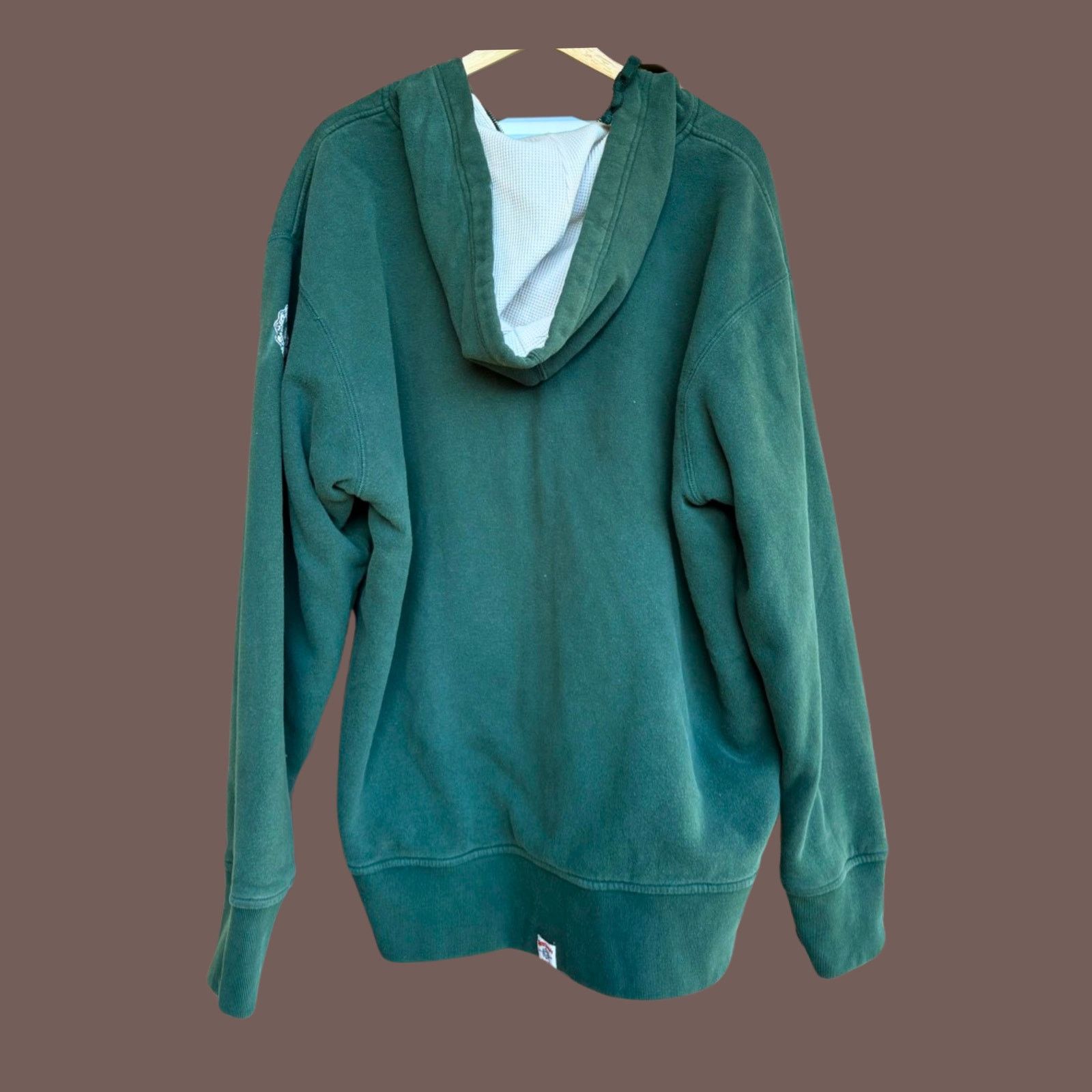 Reebok VTG Reebok Hoodie | Green Embroidered Zip | Y2K Streetcore Size US L / EU 52-54 / 3 - 4 Thumbnail