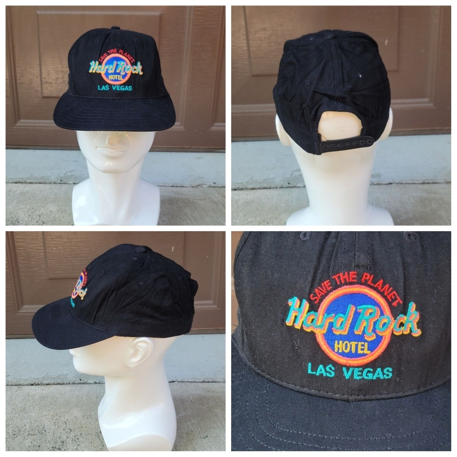 The Unbranded Brand Vtg 90s Hard Rock Hotel Las Vegas Snapback Hat Size ONE SIZE - 1 Thumbnail