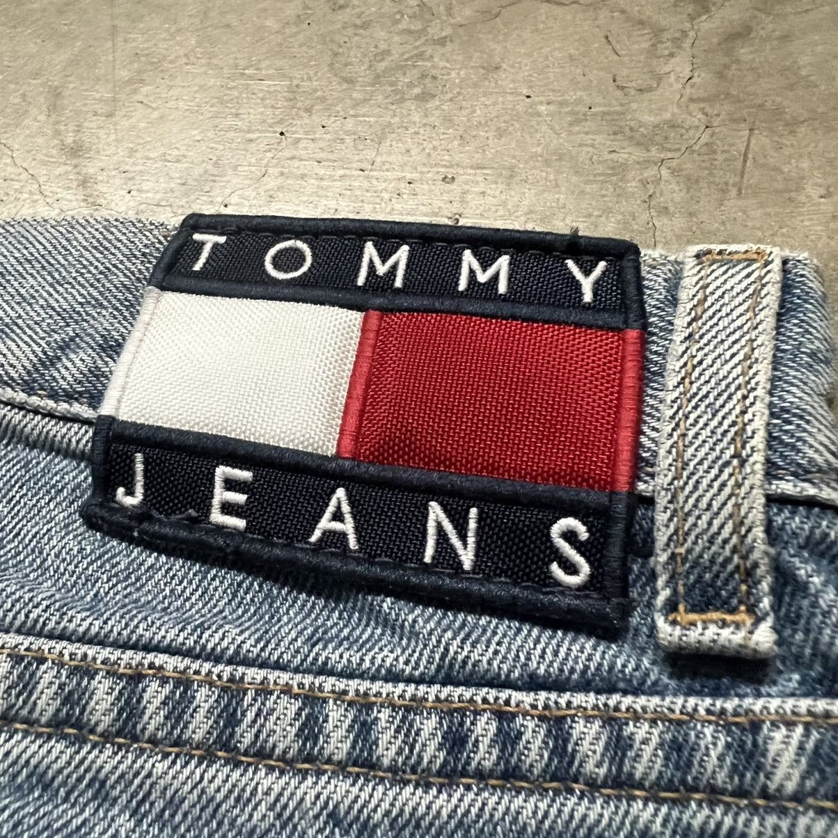 Tommy Hilfiger × Vintage Vintage 2000’s Tommy Hilfiger BAGGY Wide-Leg Denim Jeans Size US 34 / EU 50 - 3 Thumbnail