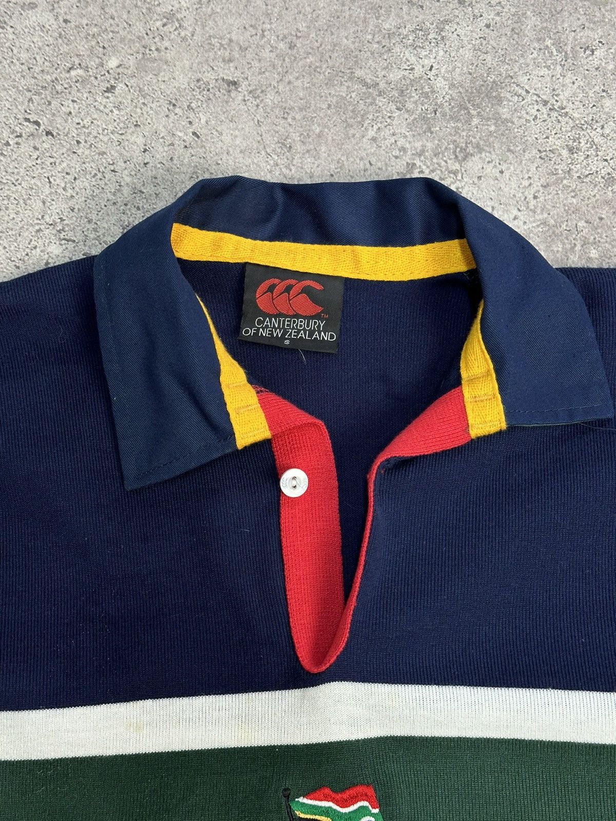 Canterbury of New Zealand Canterbury Rugby Polo South Africa Striped Multicolor Size US S / EU 44-46 / 1 - 5 Thumbnail