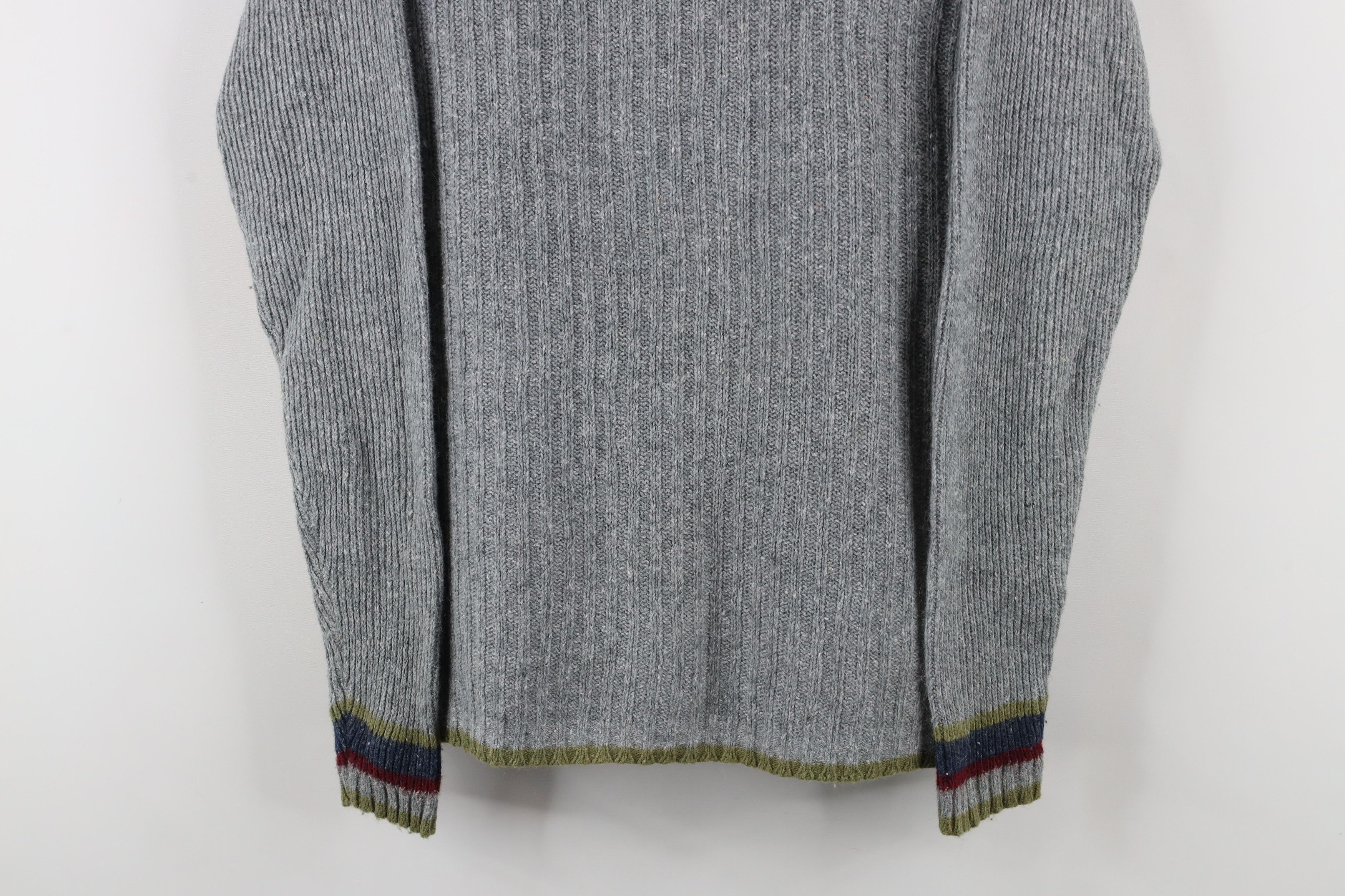 Vintage Vintage 90s Streetwear Striped Ribbed Knit Crewneck Sweater Size S / US 4 / IT 40 - 3 Thumbnail