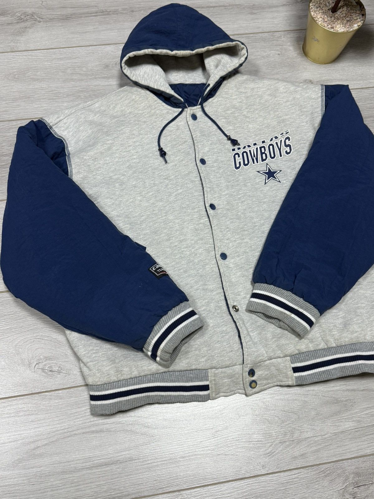 Logo 7 Vintage Dallas Cowboys double side Jacket bomber Size US XL / EU 56 / 4 - 10 Thumbnail