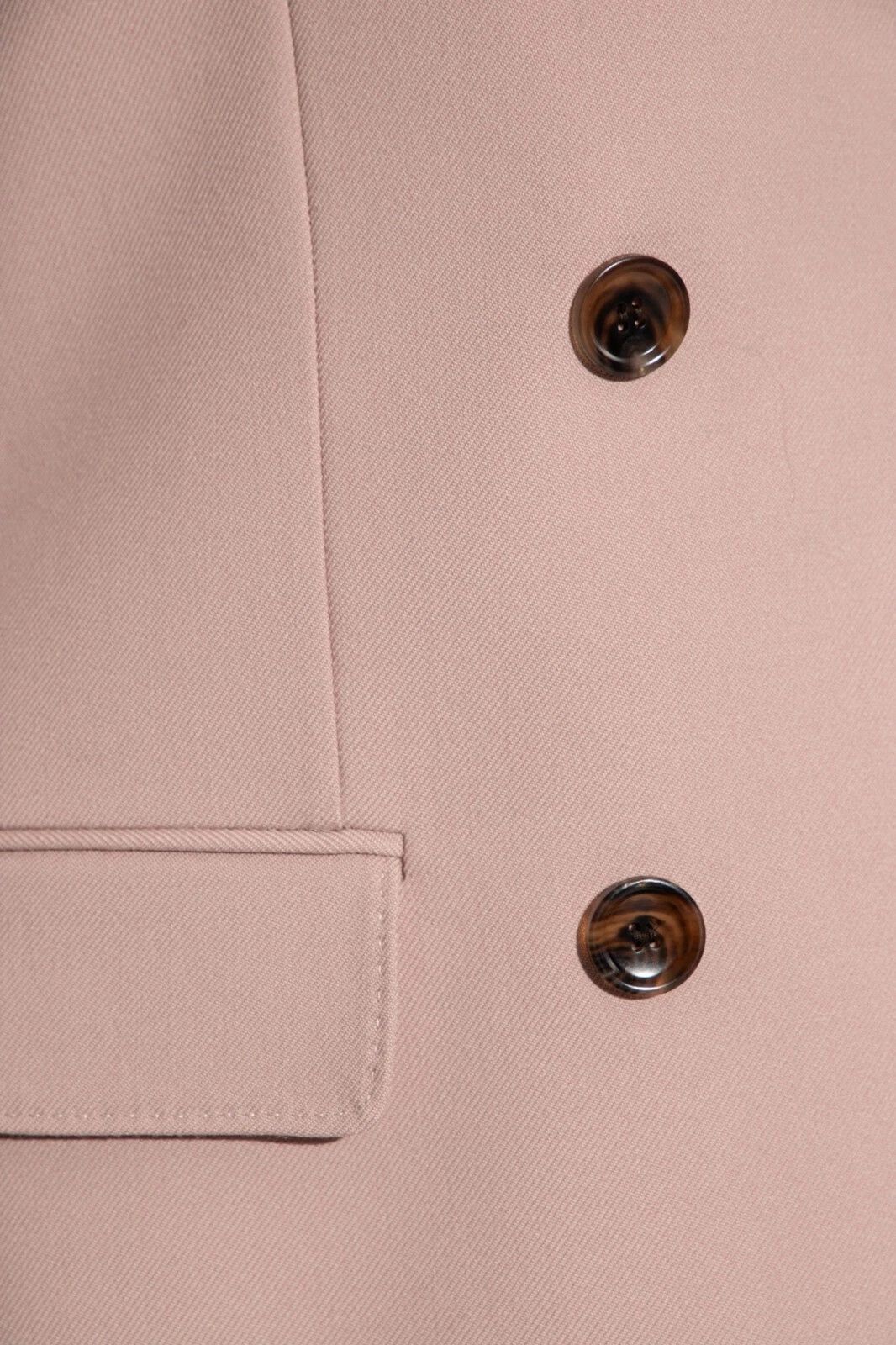 Gucci GUCCI Pink Double Breasted Wool Blazer New Authentic Size S / US 4 / IT 40 - 2 Thumbnail