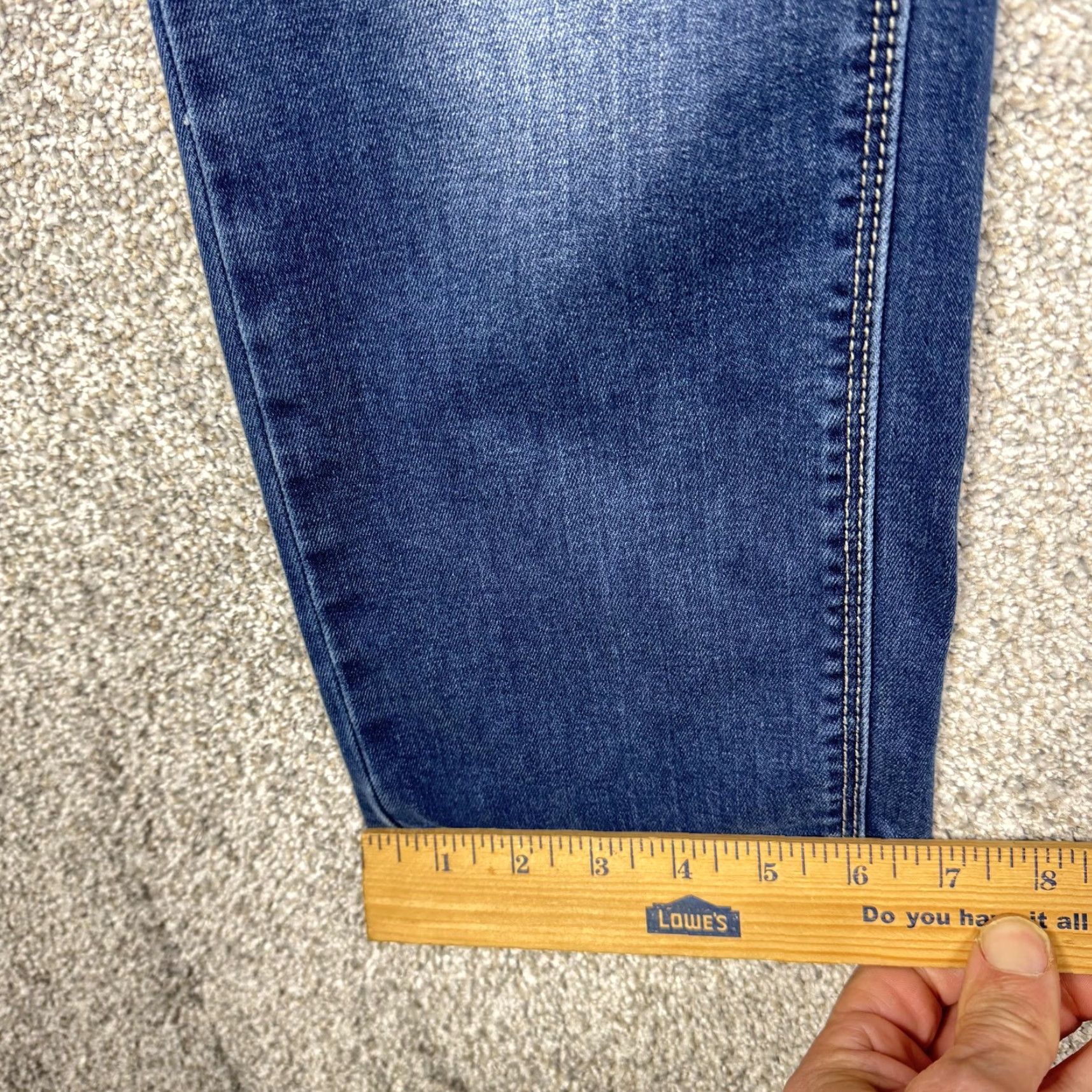 DKNY DKNY Jeans Jegging Womens 10 Blue Medium Wash Pull On Elastic Waist Denim Ankle Size 32" / US 10 / IT 46 - 3 Thumbnail