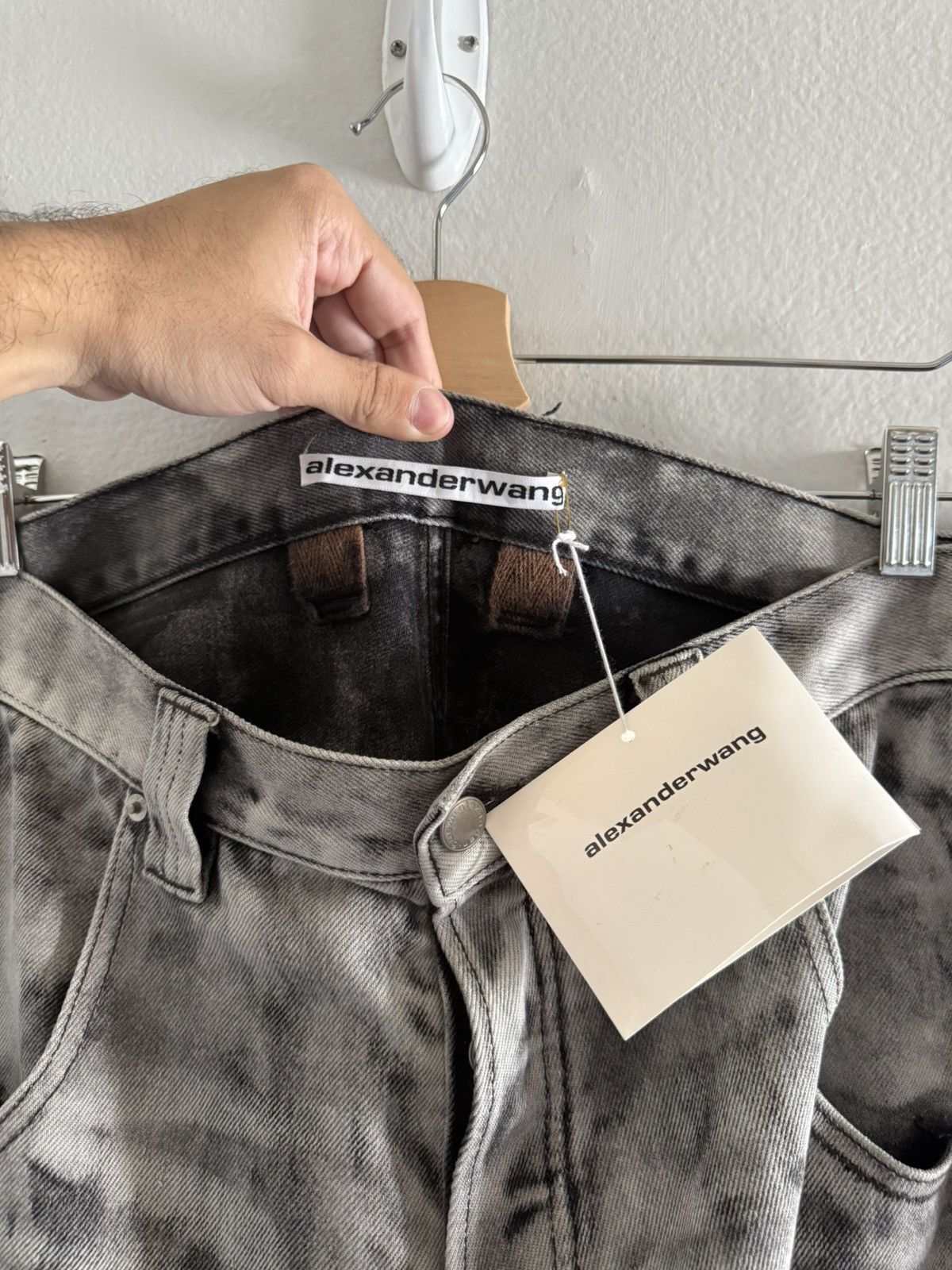 Alexander Wang Alexander Wang Leather Dye Denim Cargo Jean Pants Balenciaga Size US 36 / EU 52 - 23 Thumbnail