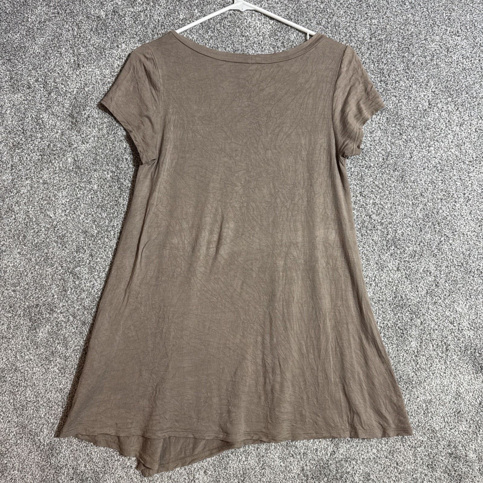 Other Emerald Dress Small Asymmetrical Buttoned Boho USA Earthy Size S / US 4 / IT 40 - 6 Thumbnail