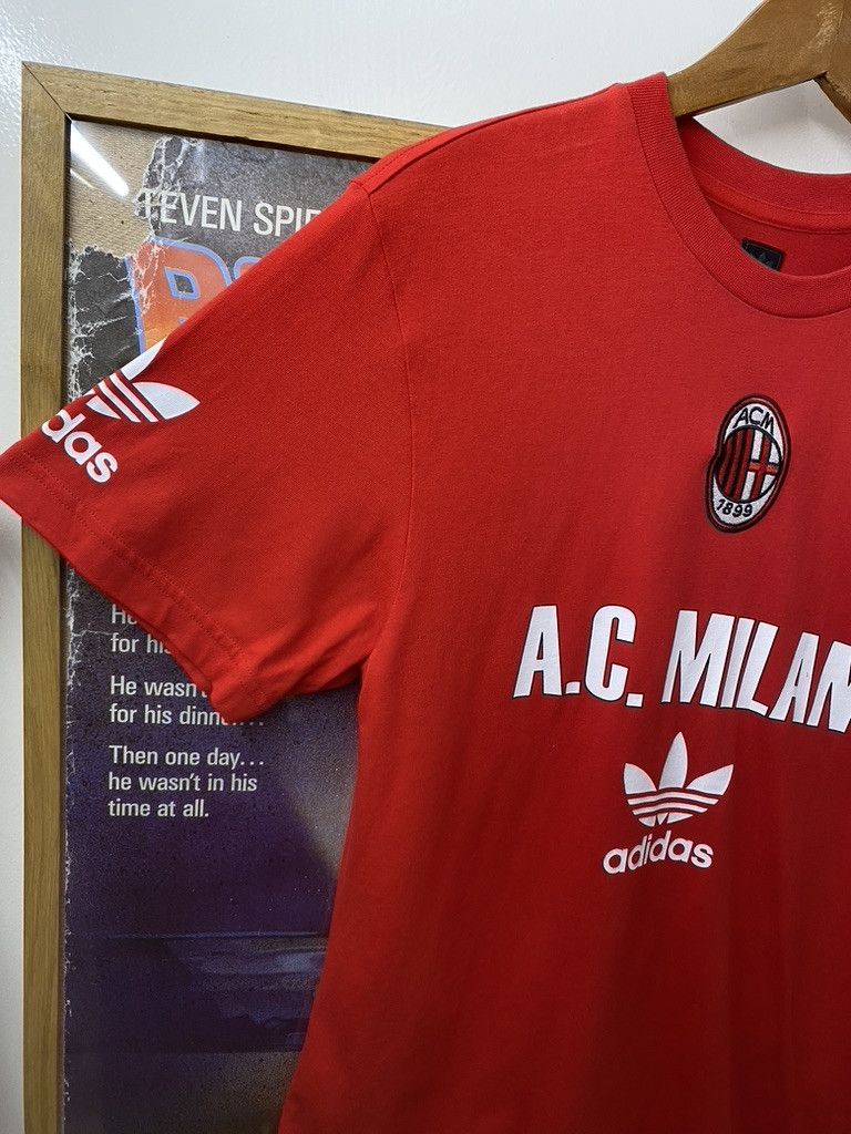 Adidas 2009 Vintage Adidas AC Milan Football Team Top Size US M / EU 48-50 / 2 - 5 Thumbnail