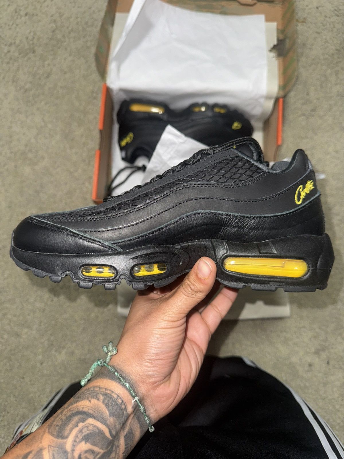 Corteiz × Nike Nike airmax 95 corteiz honey black Size US 8 / EU 41 - 2 Thumbnail