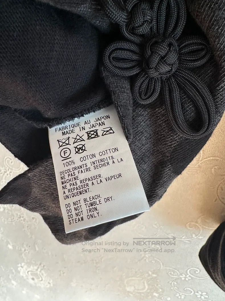 Yohji Yamamoto Yohji Yamamoto Chinese knot short cotton jacket Size XS / US 0-2 / IT 36-38 - 6 Thumbnail