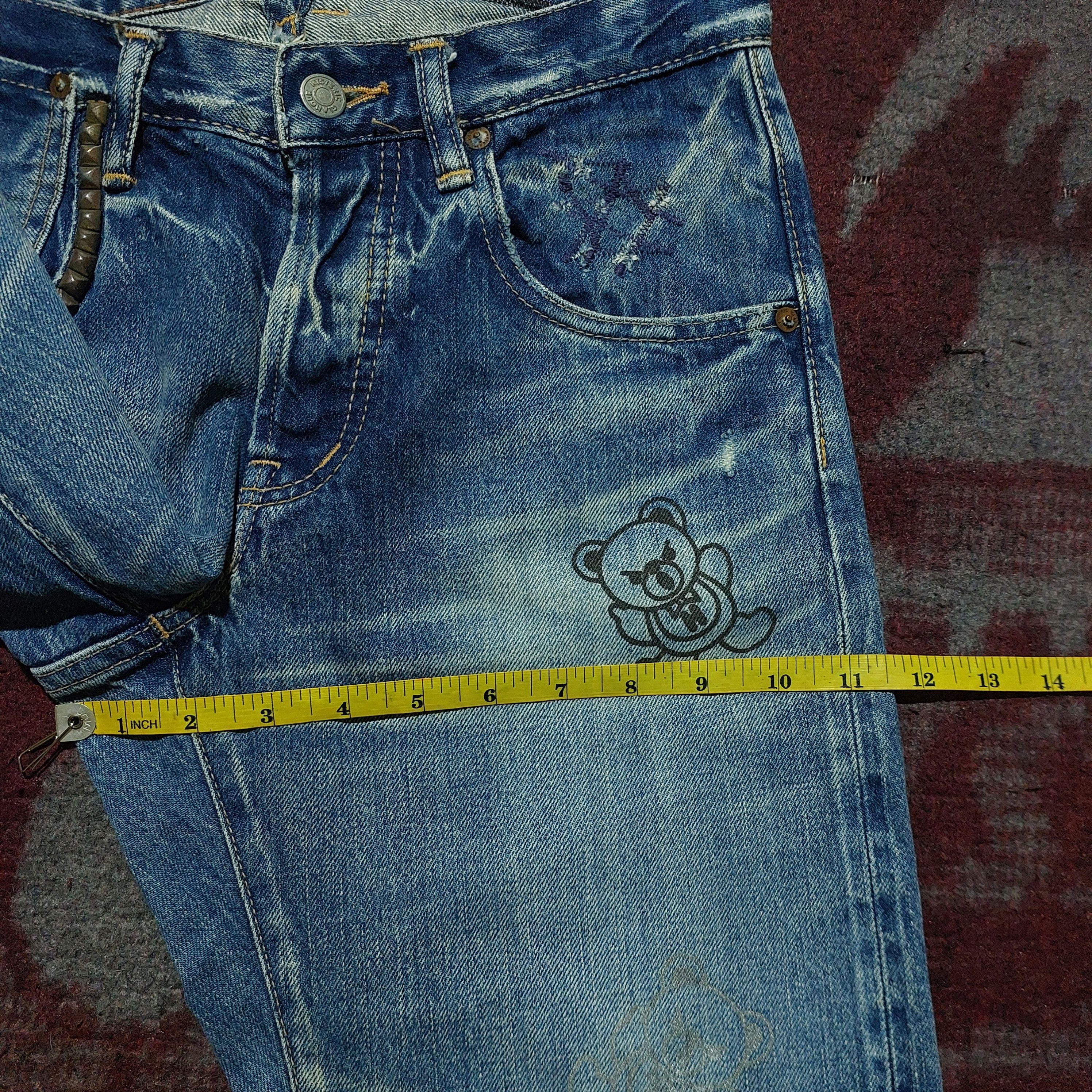 Hysteric Glamour Hysteric Glamour japanese buckle back selvedge blue denim Size US 28 / EU 44 - 16 Thumbnail