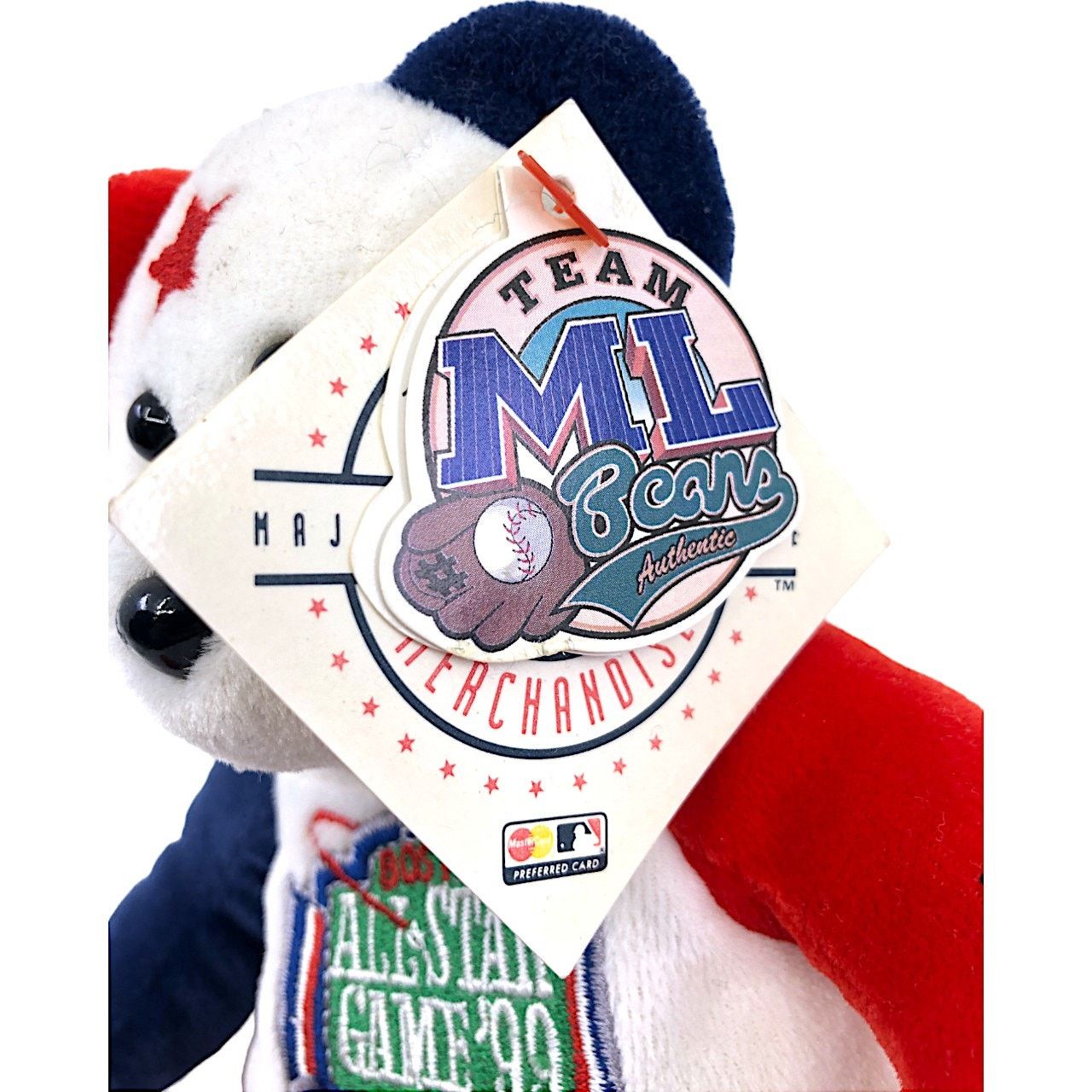 MLB × Vintage Boston All Star Game 1999 Fenway Park MLB 8" Plush Team Bear Size ONE SIZE - 4 Thumbnail
