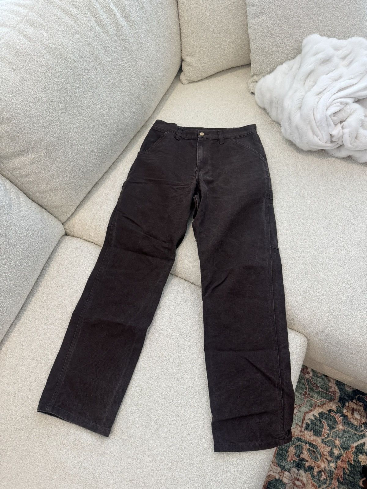 Carhartt Wip 29x32 Carhartt WIP Single Knee Pant Brown Size US 29 - 1 Thumbnail
