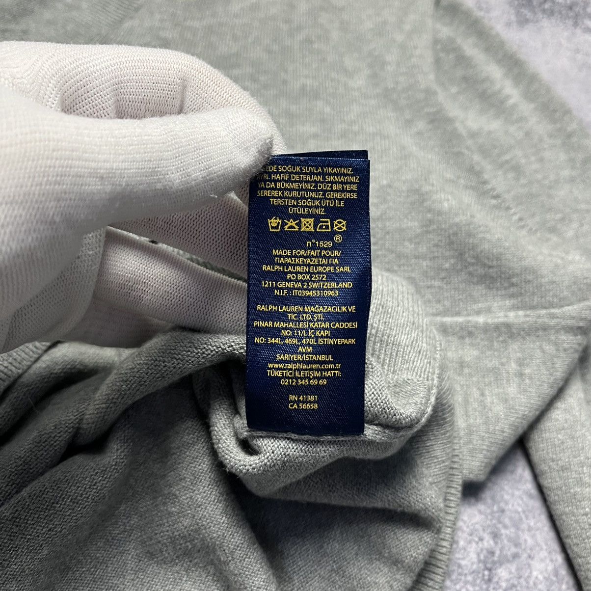 Polo Ralph Lauren Vintage Polo Ralph Lauren Gray Sweater Streetwear Designer Size US XL / EU 56 / 4 - 12 Thumbnail