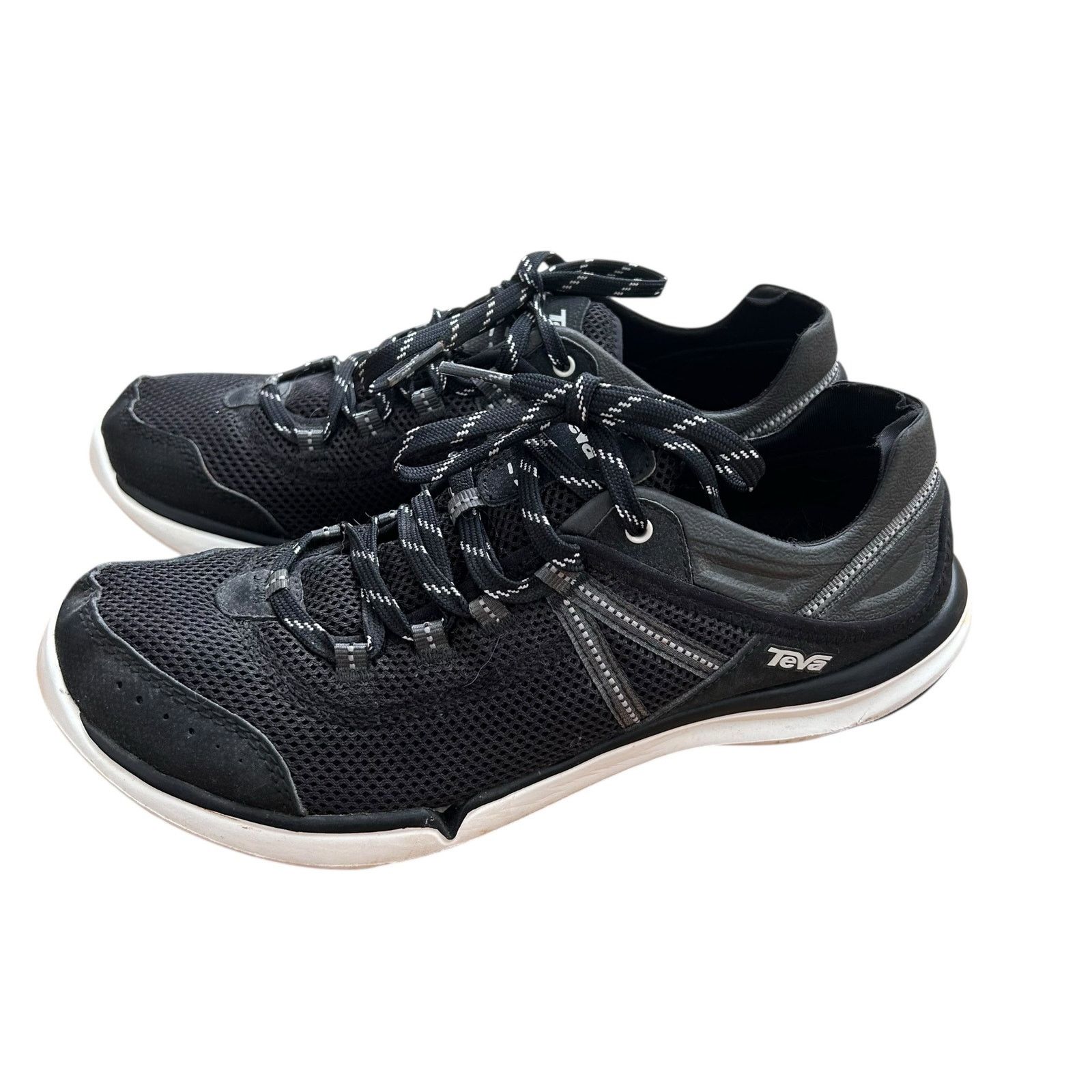 Teva Teva Black Evo Water Shoes Mesh Sneakers Sz 8.5 Size US 8.5 / IT 38.5 - 4 Thumbnail