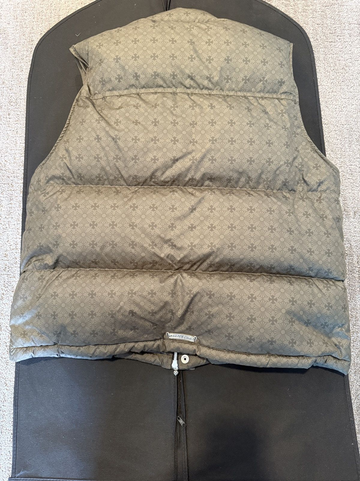 Chrome Hearts chrome hearts army green puffer vest Size US L / EU 52-54 / 3 - 2 Thumbnail