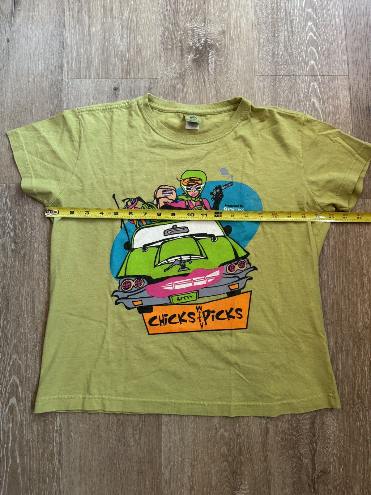 Band Tees × Vintage Chicks With Picks KISS MY AXE Vintage 90s Comedy Comic Tee Size L / US 10 / IT 46 - 10 Thumbnail