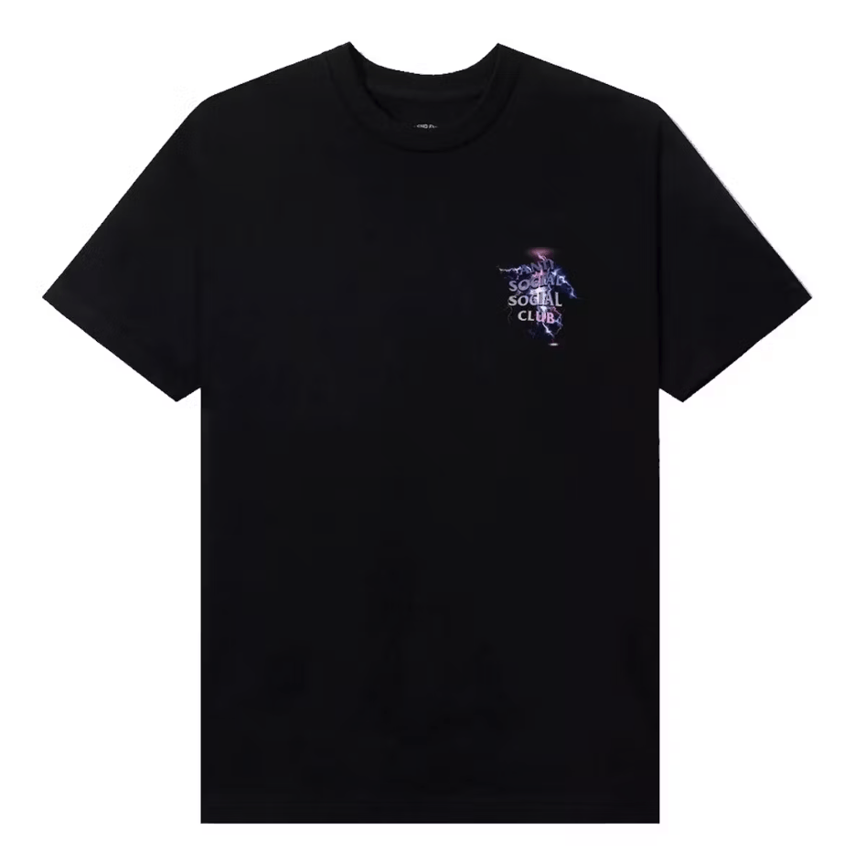 Anti Social Social Club Anti Social Social Club Bolt From The Blue T-shirt Black (M) Size US M / EU 48-50 / 2 - 2 Thumbnail