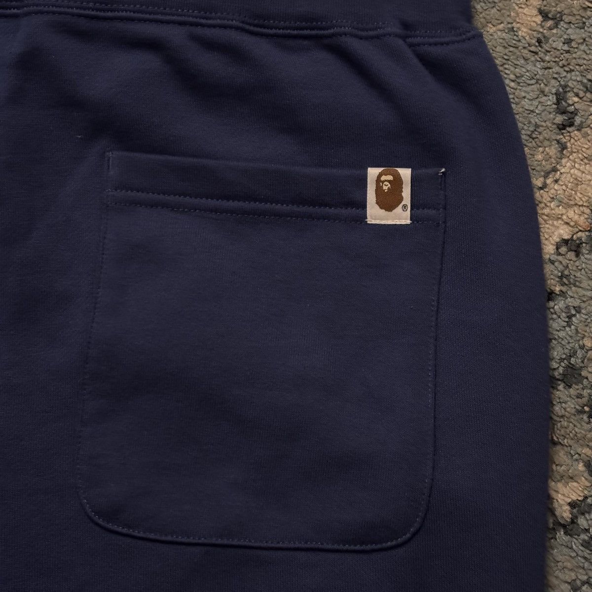 Bape Bape Mens Summer Premium Navy Cotton Shorts Size XL Size US 36 / EU 52 - 5 Thumbnail