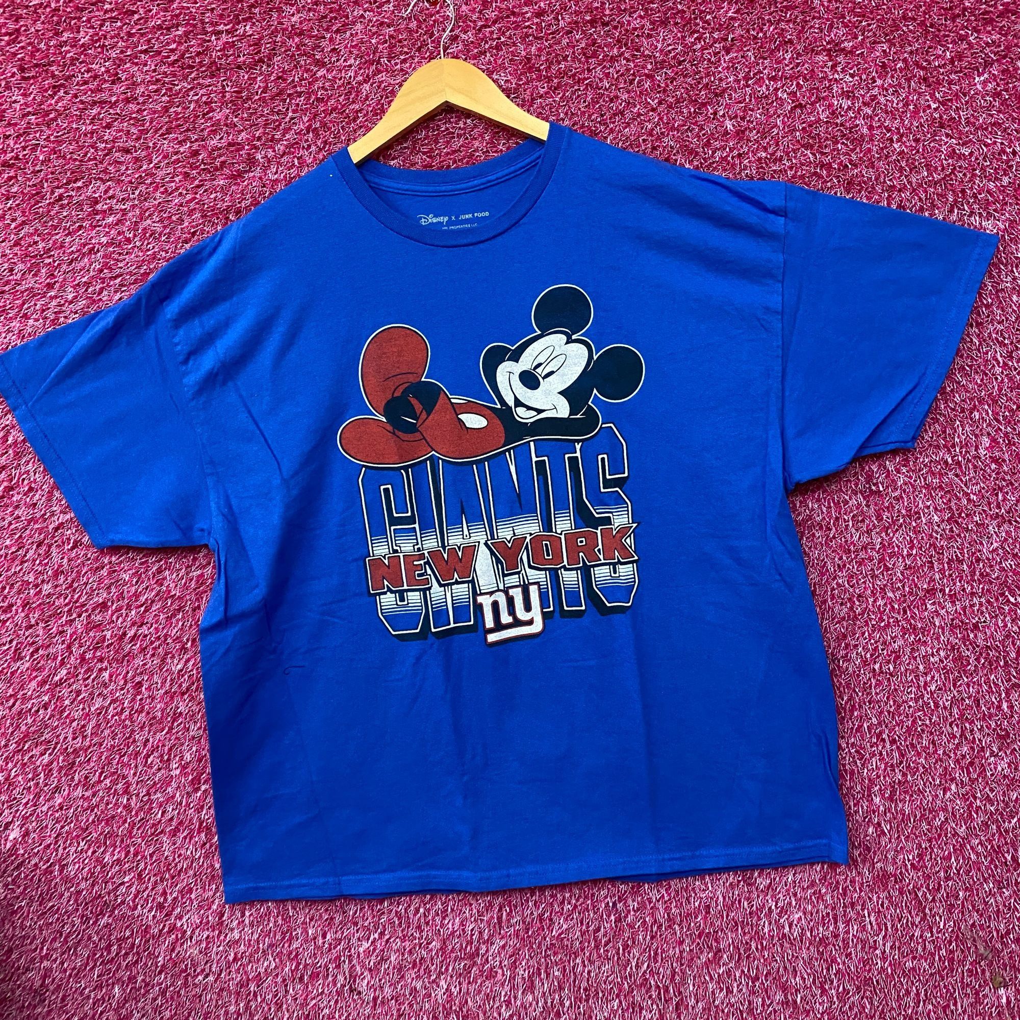 Junk Food Disney x Junk Food NFL New York Giants Mickey Mouse Kick Bac Size US XL / EU 56 / 4 - 3 Thumbnail
