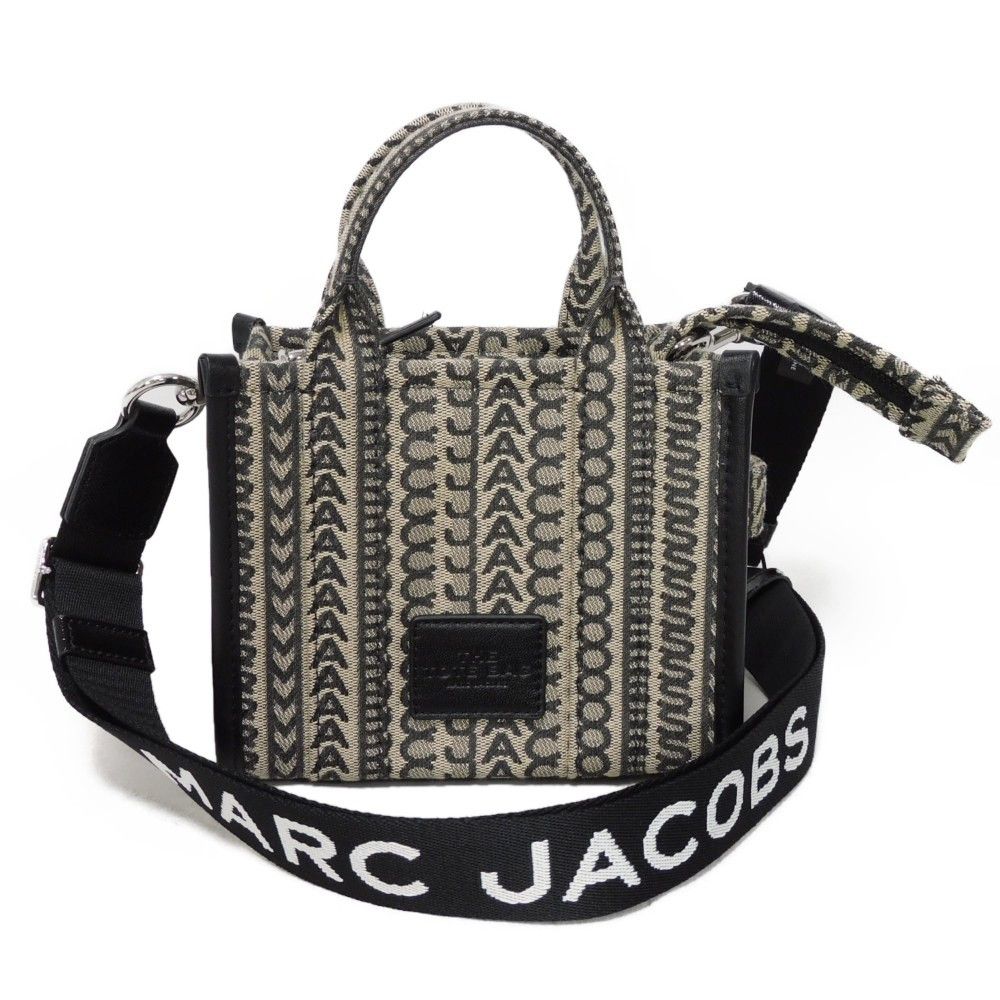 Marc Jacobs Marc Jacobs The Monogram Jacquard Tote Bag Cotton Tote Bag H021M06Re22 in Beige, Women's