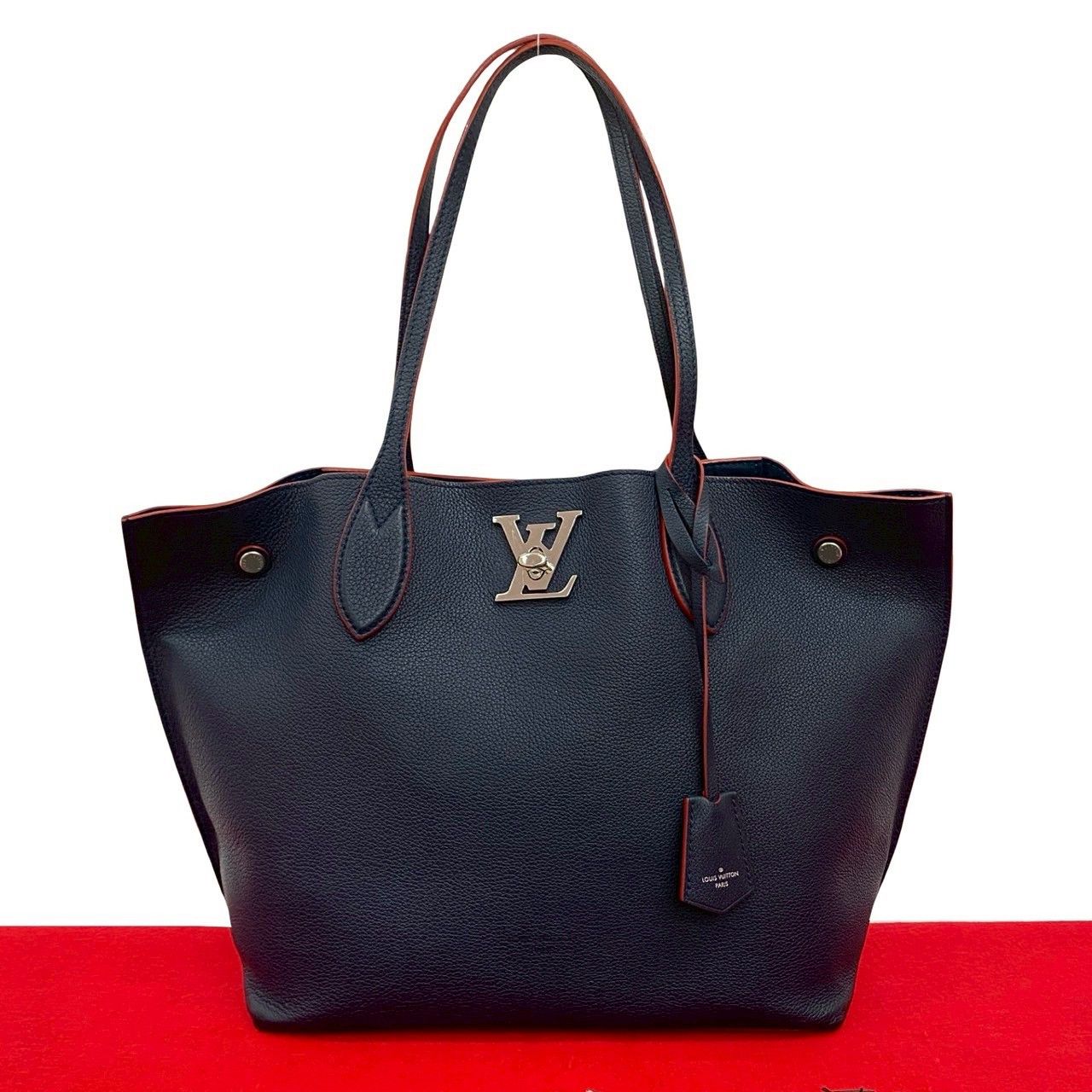 Louis Vuitton Lockme Lockme Go Tote Louis Vuitton Black Lockme Go