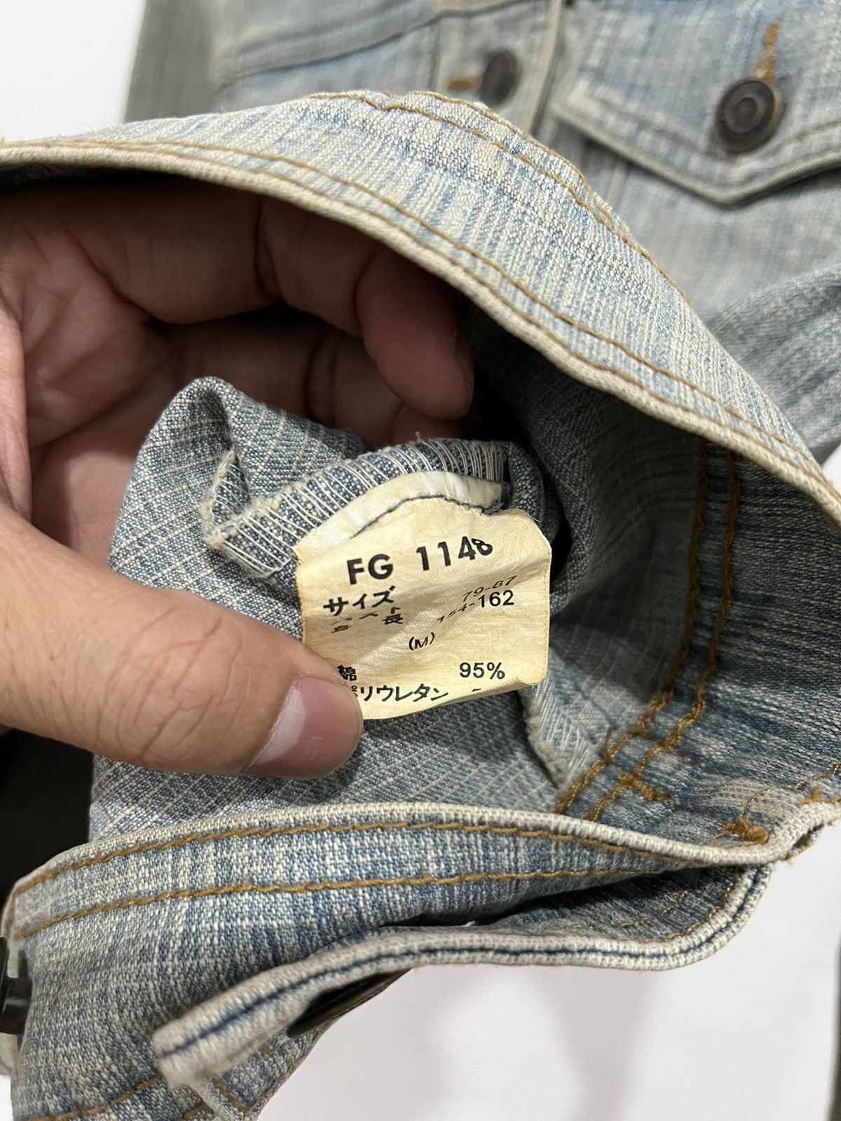 If Six Was Nine × Japanese Brand × Le Grande Bleu (L.G.B.) Goa trucker denim jacket Size S / US 4 / IT 40 - 5 Thumbnail