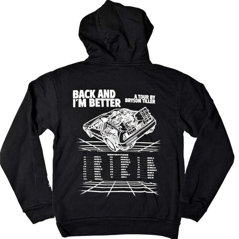 Bryson Tiller NEW Bryson Tiller Official Back & Better Tour Hoodie Men's S Size US S / EU 44-46 / 1 - 2 Thumbnail