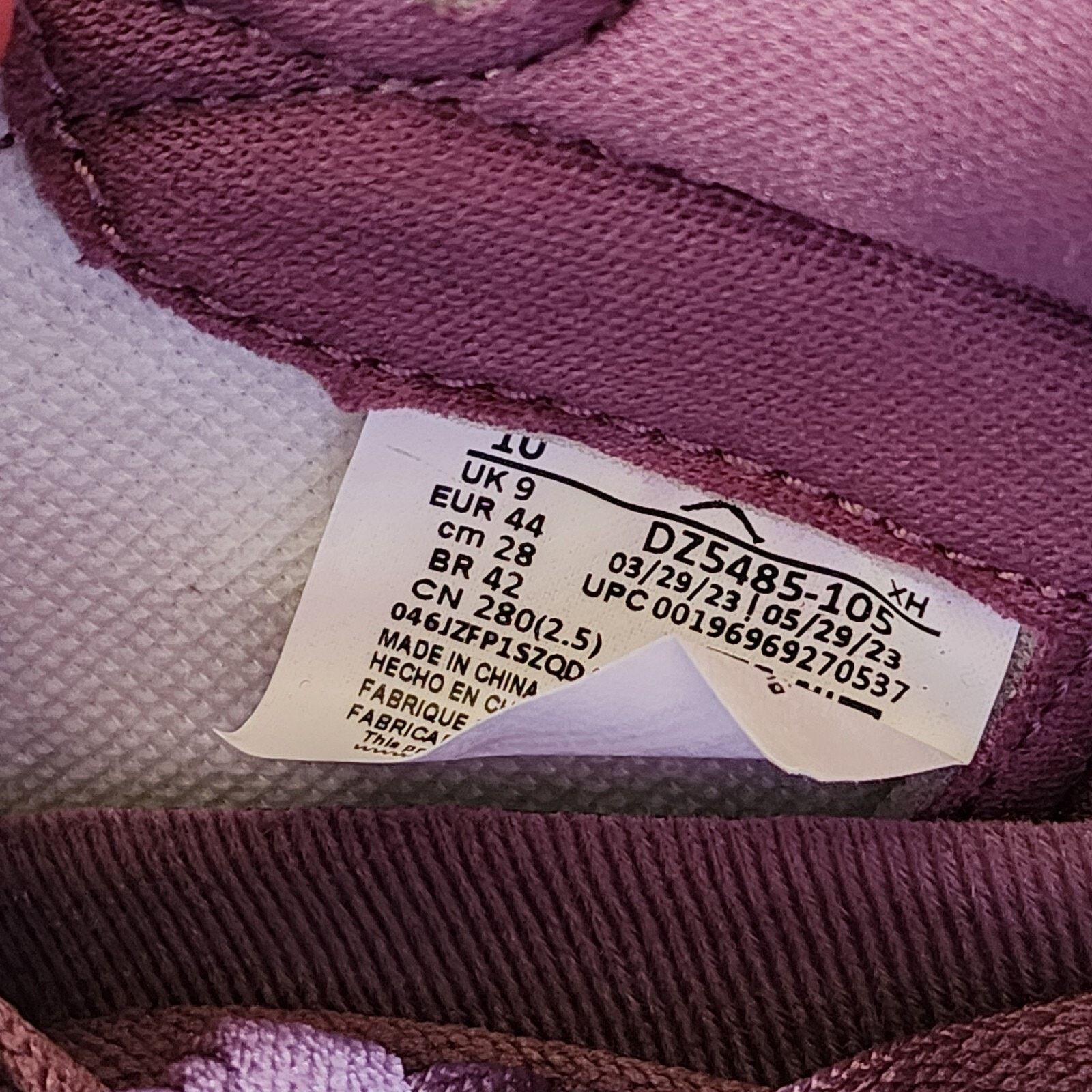 Jordan Brand Air Jordan 1 Retro OG High Mauve Brand New Sz 10 Size US 10 / EU 43 - 8 Thumbnail