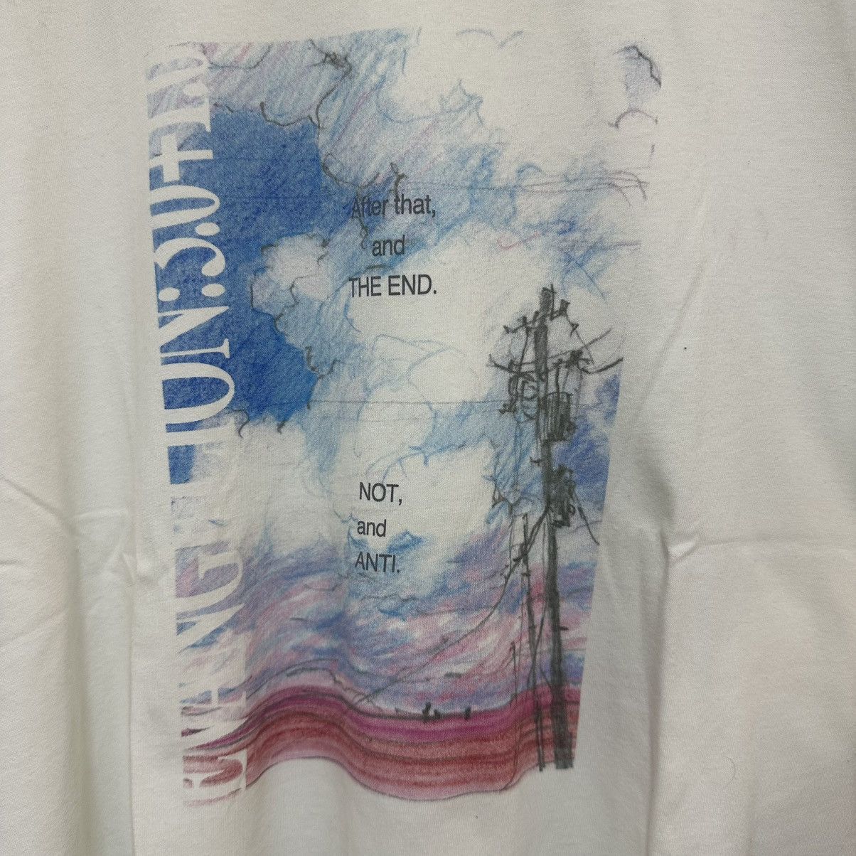 Anime Rare Anime EVANGELION:3.0+1.0 White Tshirt Size US XL / EU 56 / 4 - 3 Thumbnail
