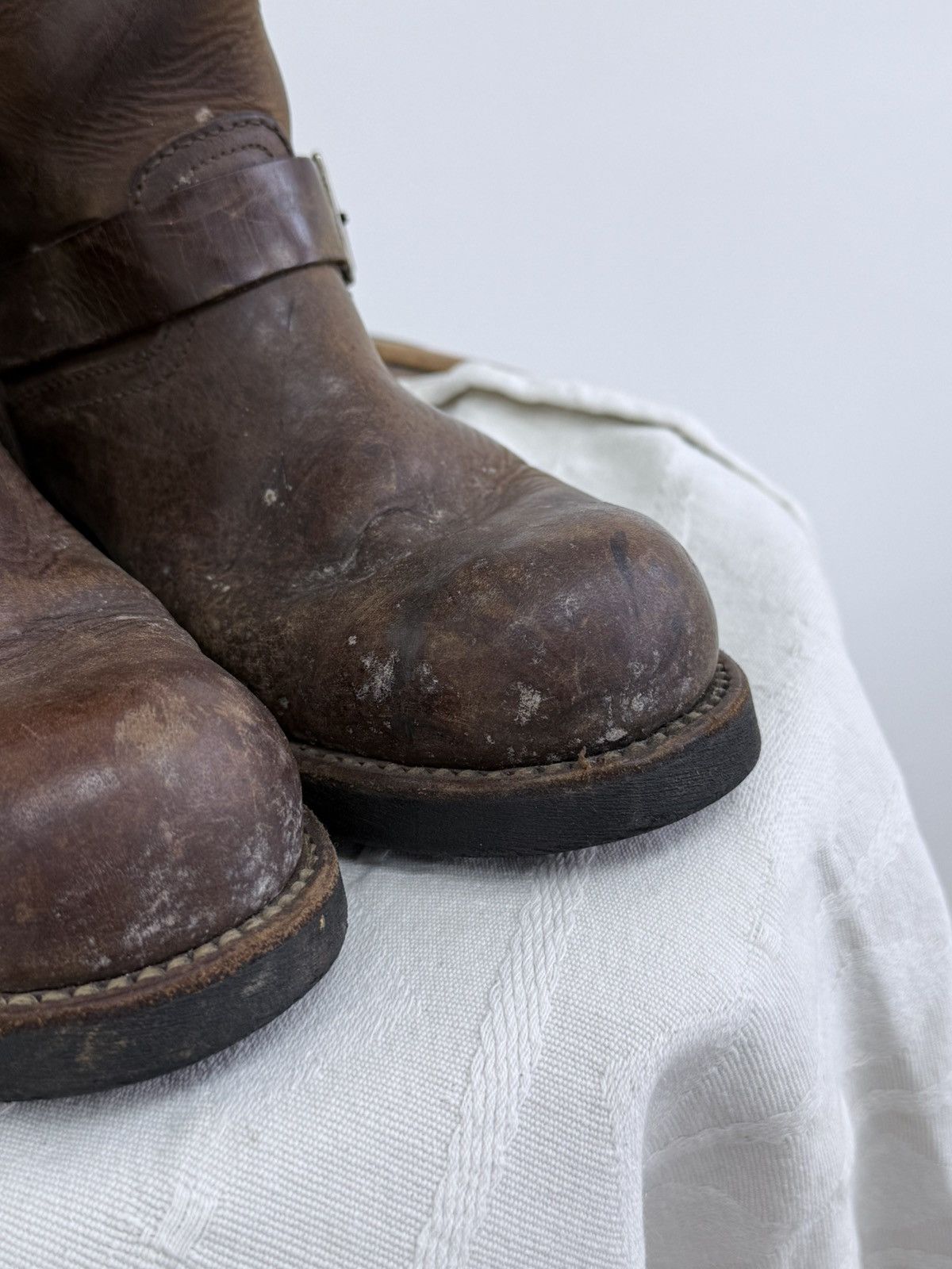 Harley Davidson Vintage Harley Davidson Leather Boots Size US 5.5 / EU 38 - 7 Thumbnail