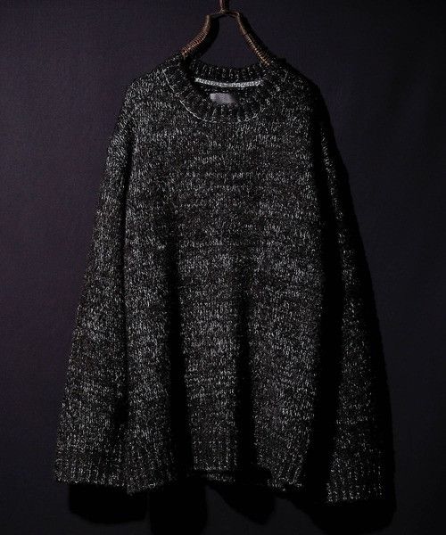 Number (N)ine Number nine SHORT FEATHER KNIT PULLOVER sweater Size US L / EU 52-54 / 3 - 1 Thumbnail