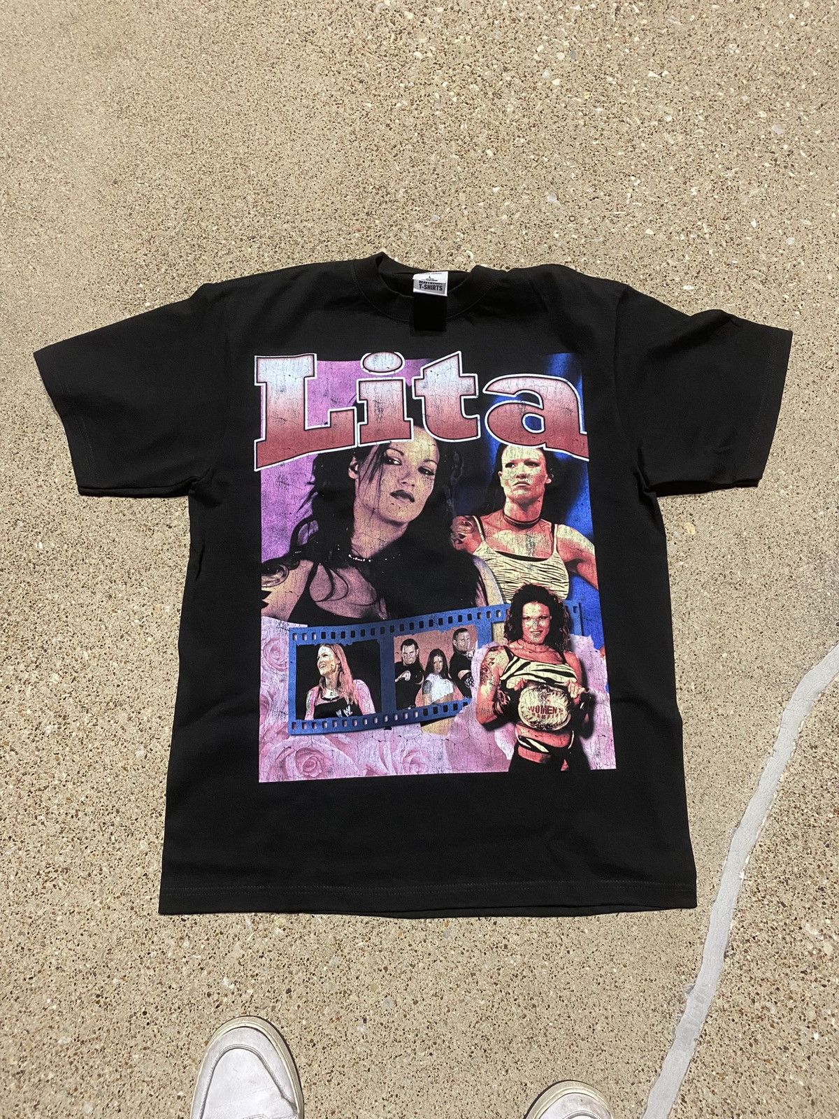 Vintage × WWE Vintage Inspired one of one lita rap tee bootleg Size US L / EU 52-54 / 3 - 1 Thumbnail