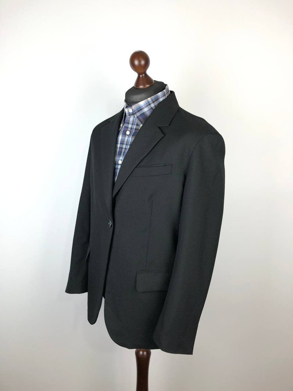 Arket ARKET Marzotto/166 Wool Blazer Jacket Black size 40 Size 40R - 1 Thumbnail
