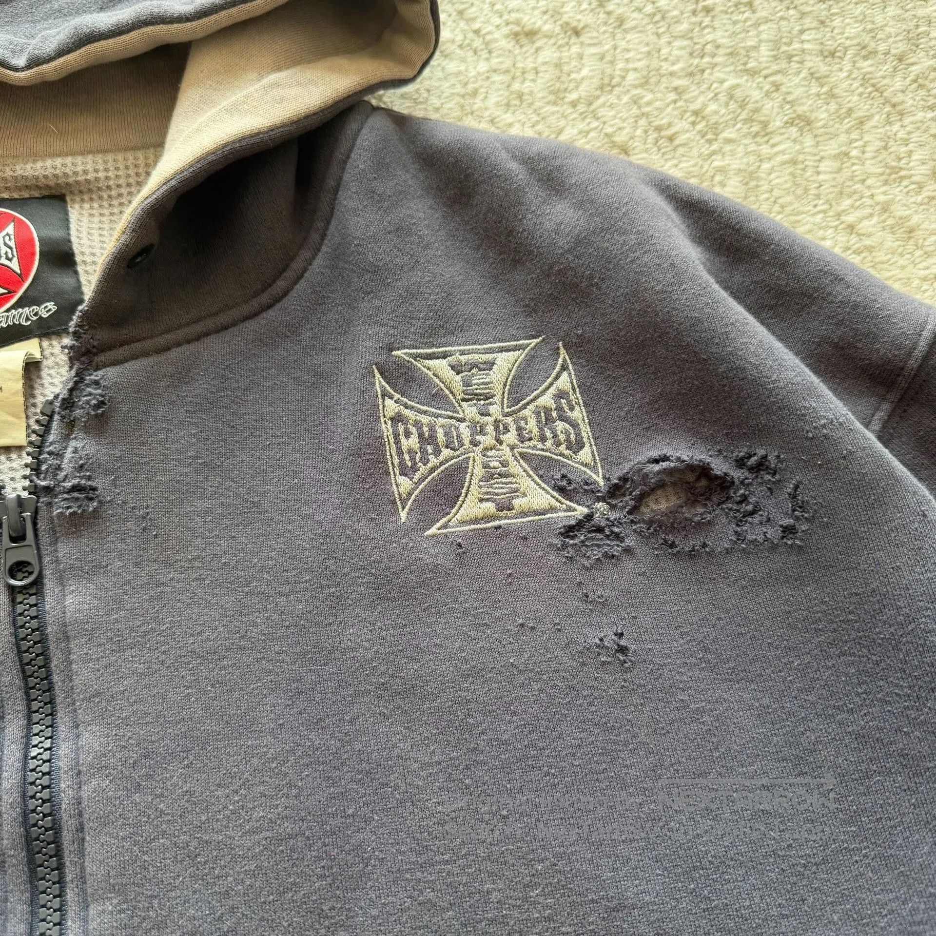 Vintage Vintage West Coast Choppers Zip Up Hoodie 00s. Size US M / EU 48-50 / 2 - 3 Thumbnail