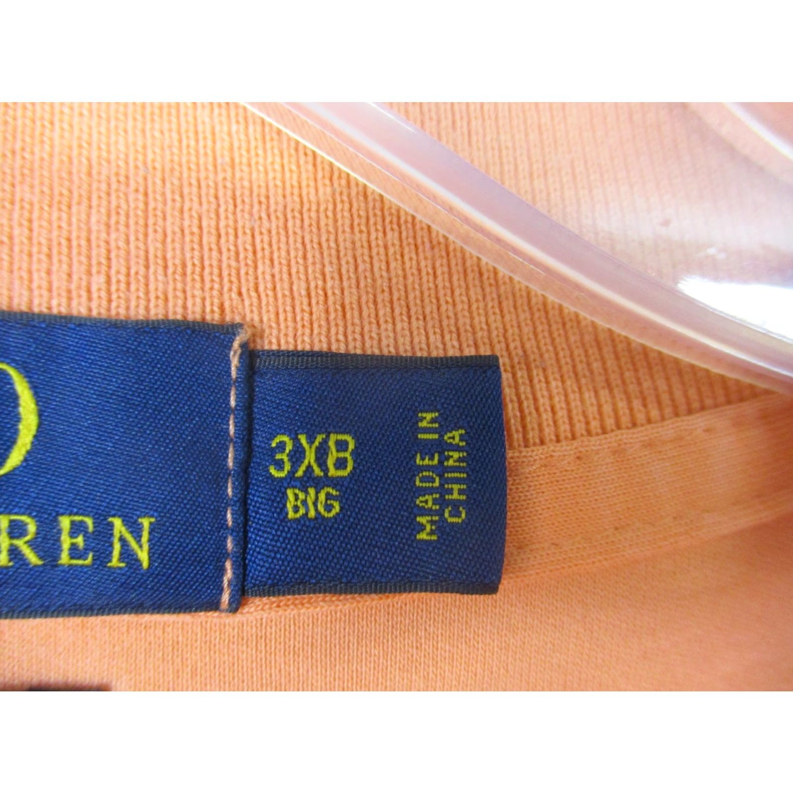 Polo Ralph Lauren Polo Ralph Lauren Polo Shirt Mens 3XB Orange Pima Soft Touch Big Tall Pony Logo Shirt Mens Big 3X Orange Polo Ralph Lauren Size US XXL / EU 58 / 5 - 4 Thumbnail