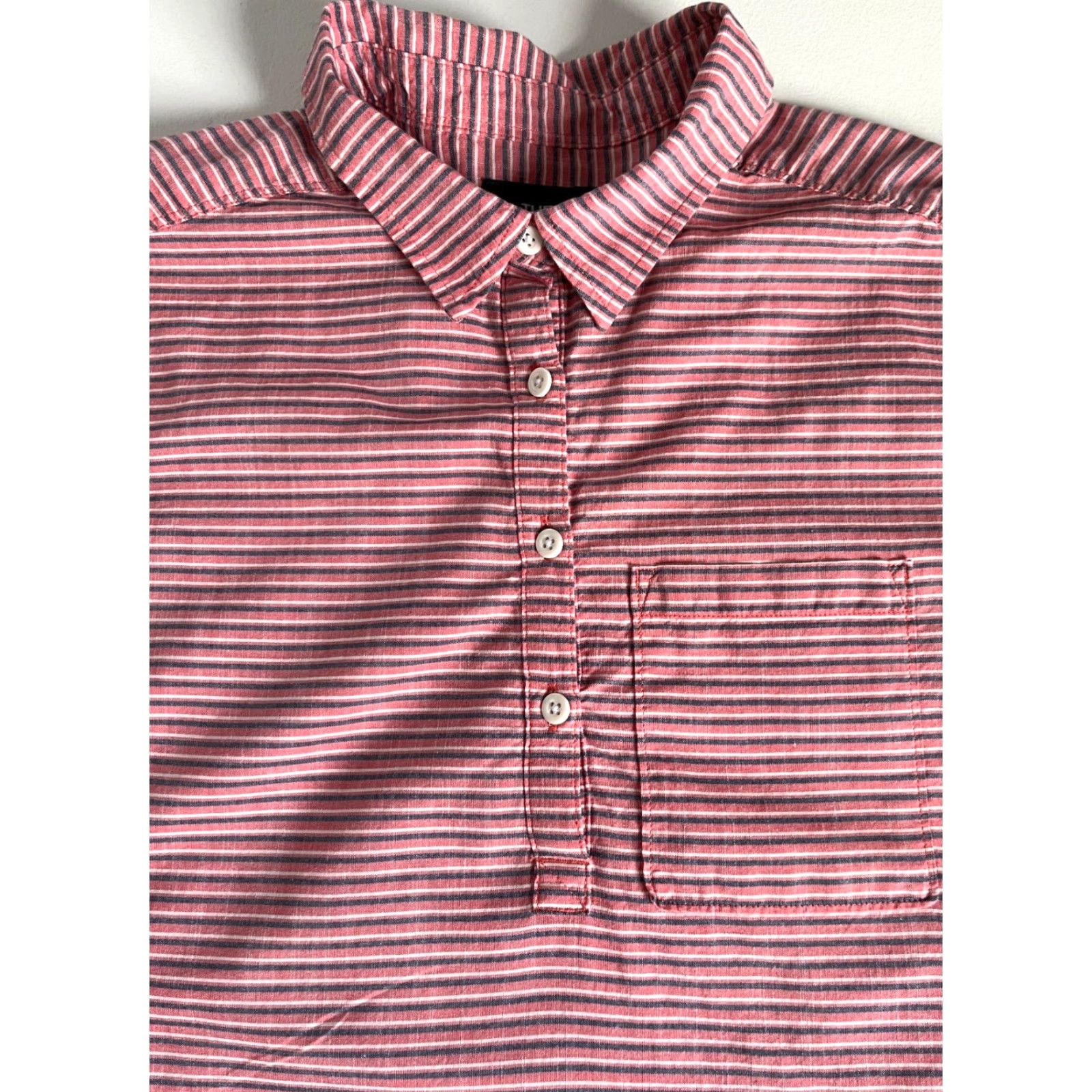 The North Face Nike Shirt Women’s Button-Up Pullover with Roll Tab Sleeves Sz S Multicolor Striped The North Face Size S / US 4 / IT 40 - 5 Thumbnail