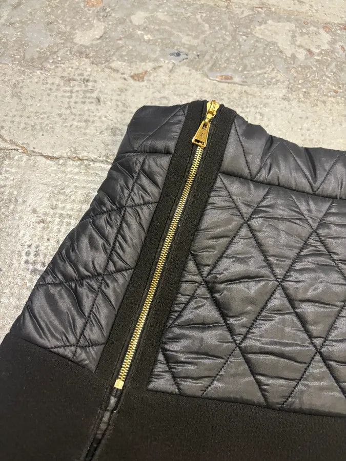 Louis Vuitton Louis Vuitton Black Acetate Quilted A-Line Skirt Size 26" / US 2 / IT 38 - 7 Thumbnail